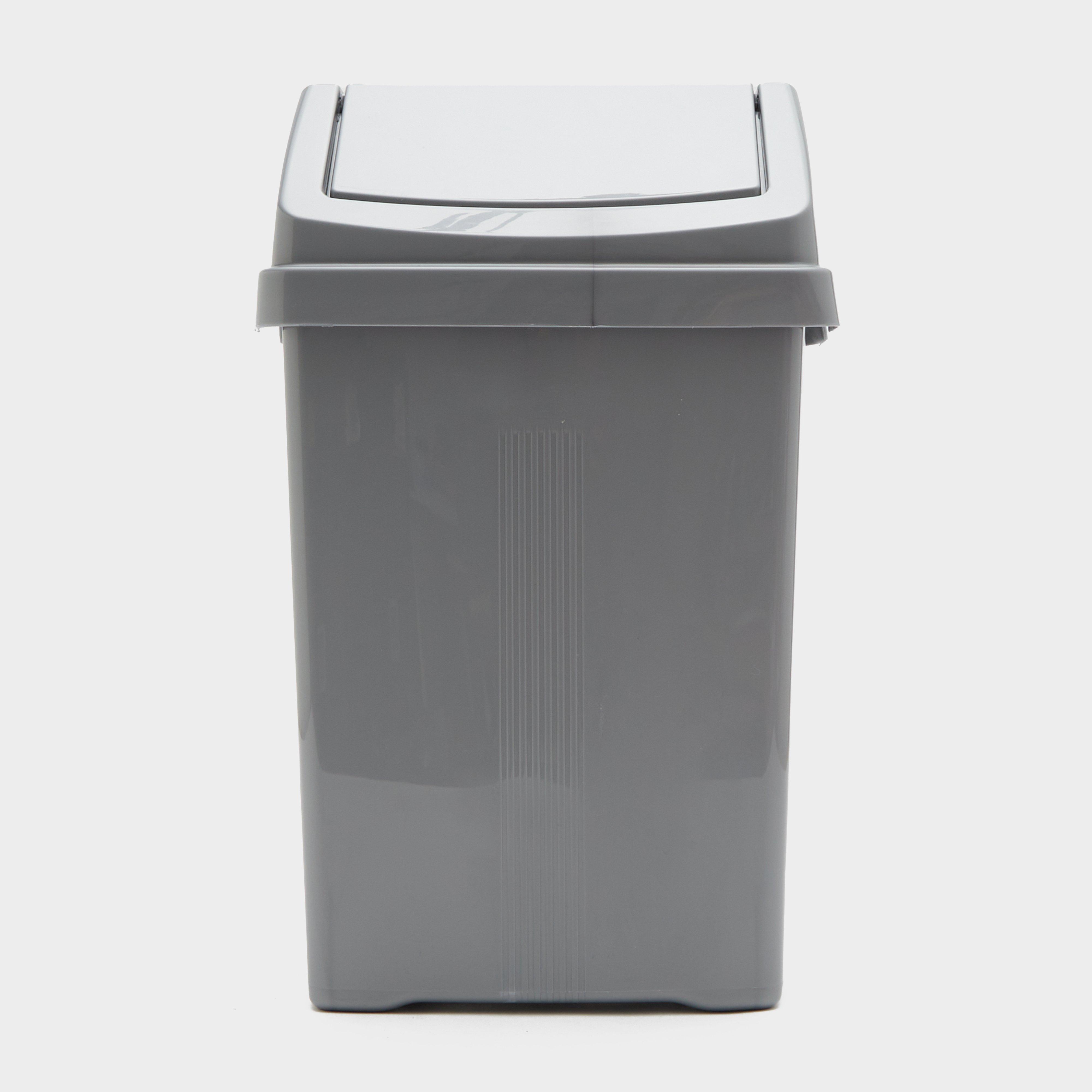 Image of Quest Swing Top Bin (10 Litre), Grey