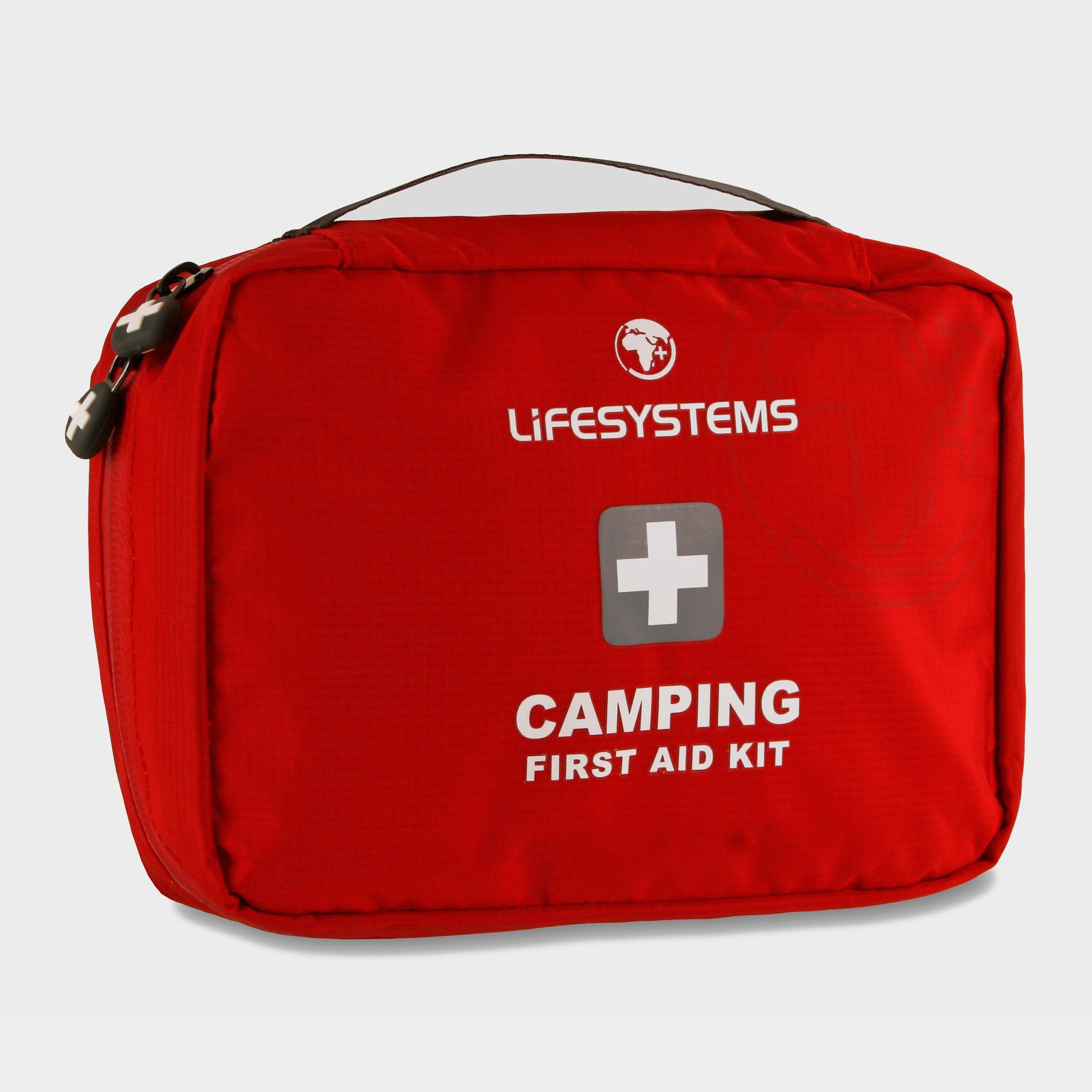 Image of Lifesystems Camping First Aid Kit, Red