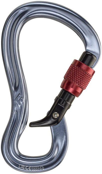 Image of Black Diamond Gridlock Screwgate Carabiner, Silver