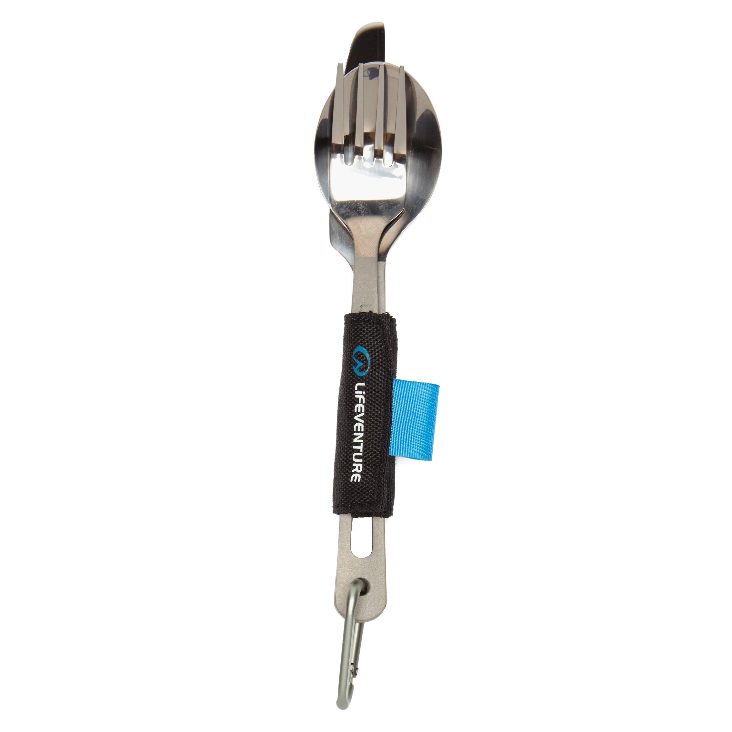 Photos - Other Camping Utensils Lifeventure Titanium KFS Set Camping Cutlery 