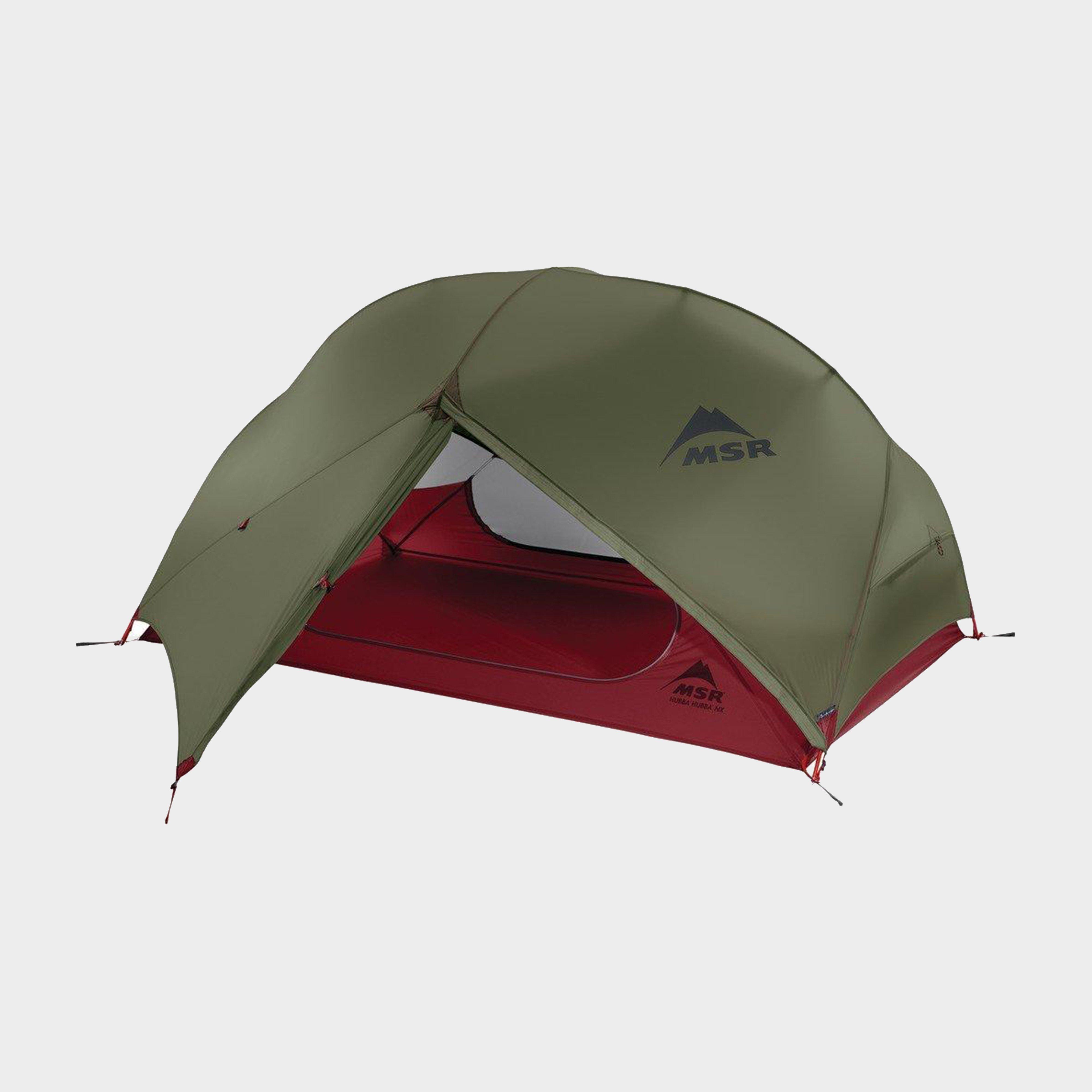  MSR Hubba Hubba NX 2-Person Backpacking Tent, Green