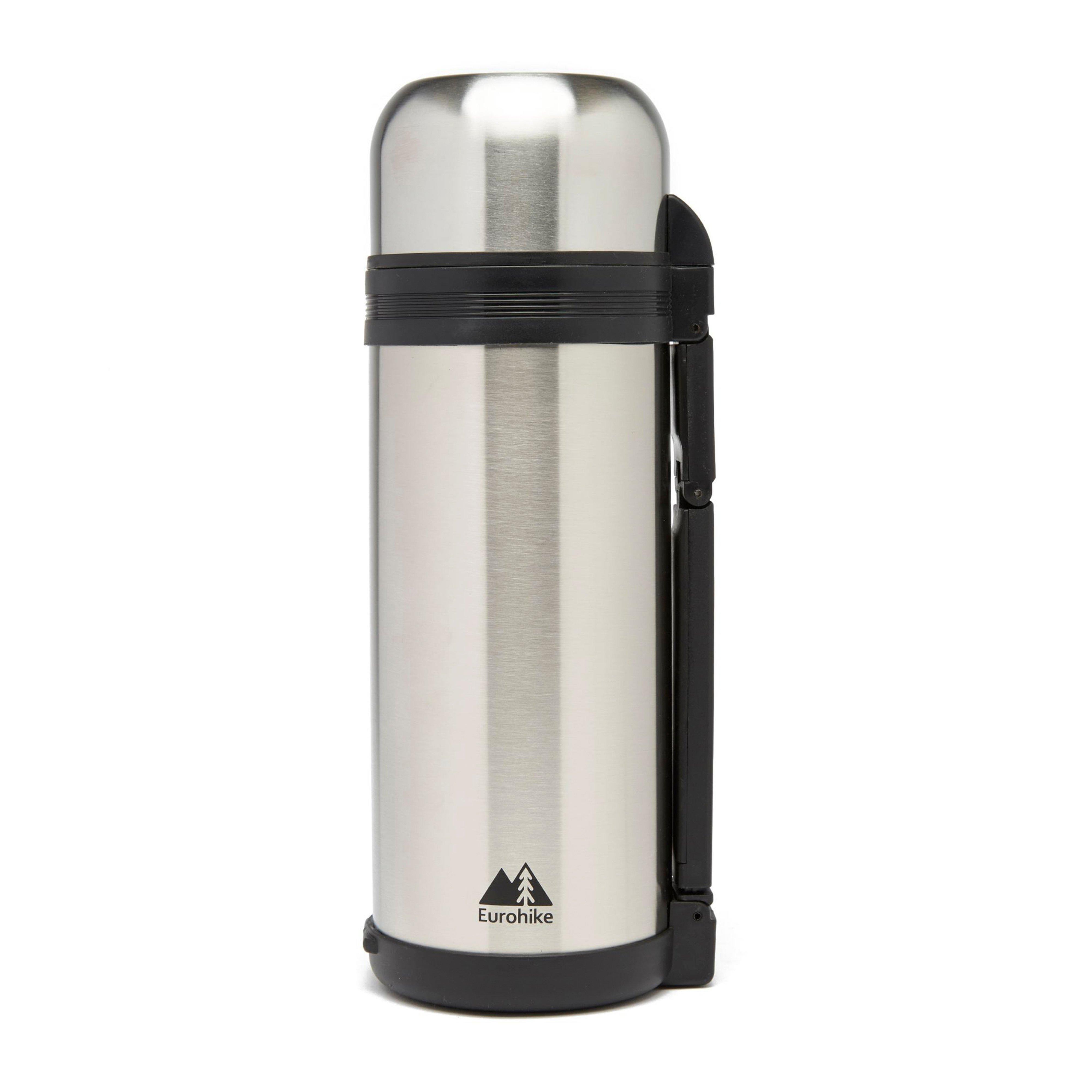 Stainless Steel Flask Silver/Black 1.5L
