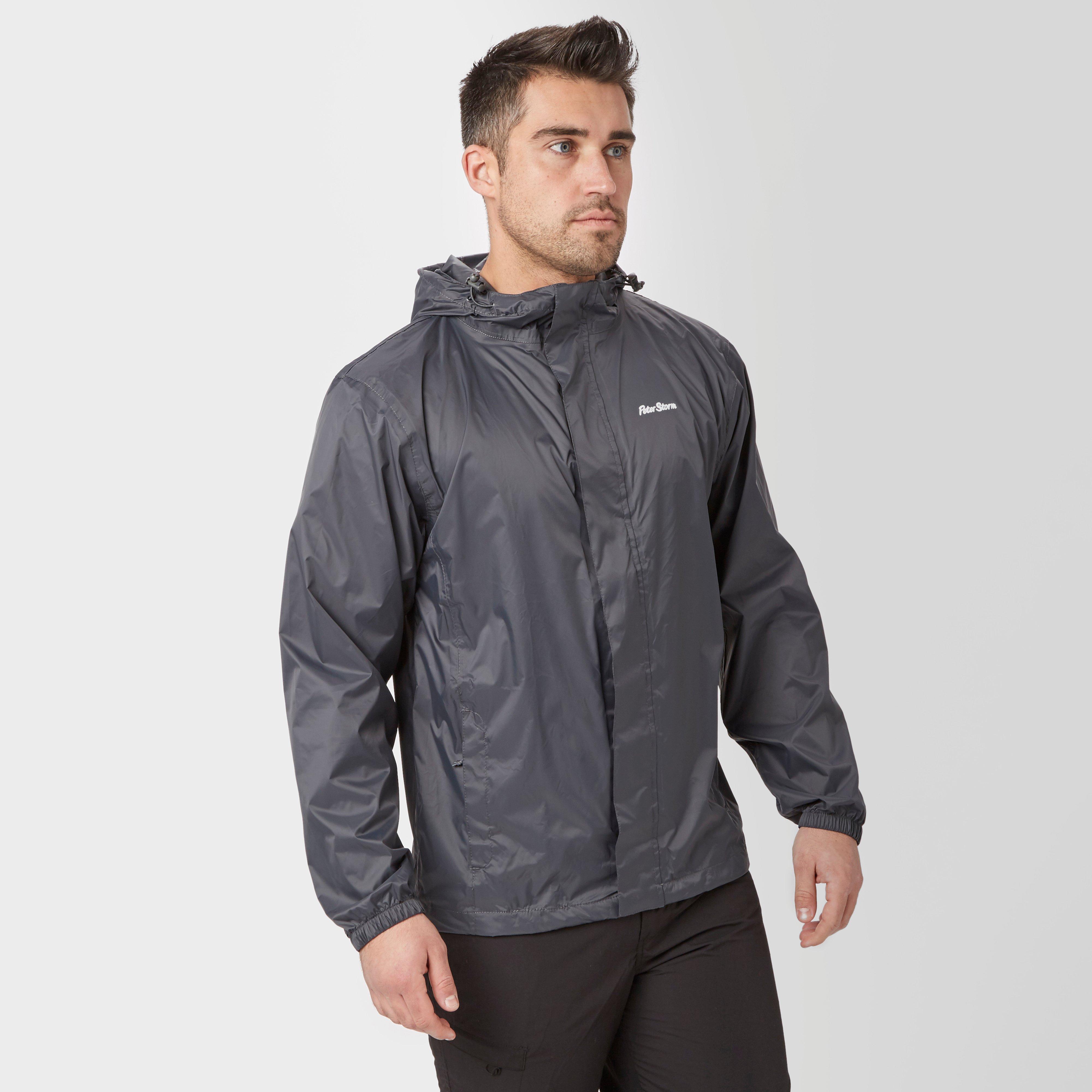 Image of Peter Storm Mens Packable Jacket Grey, Grey