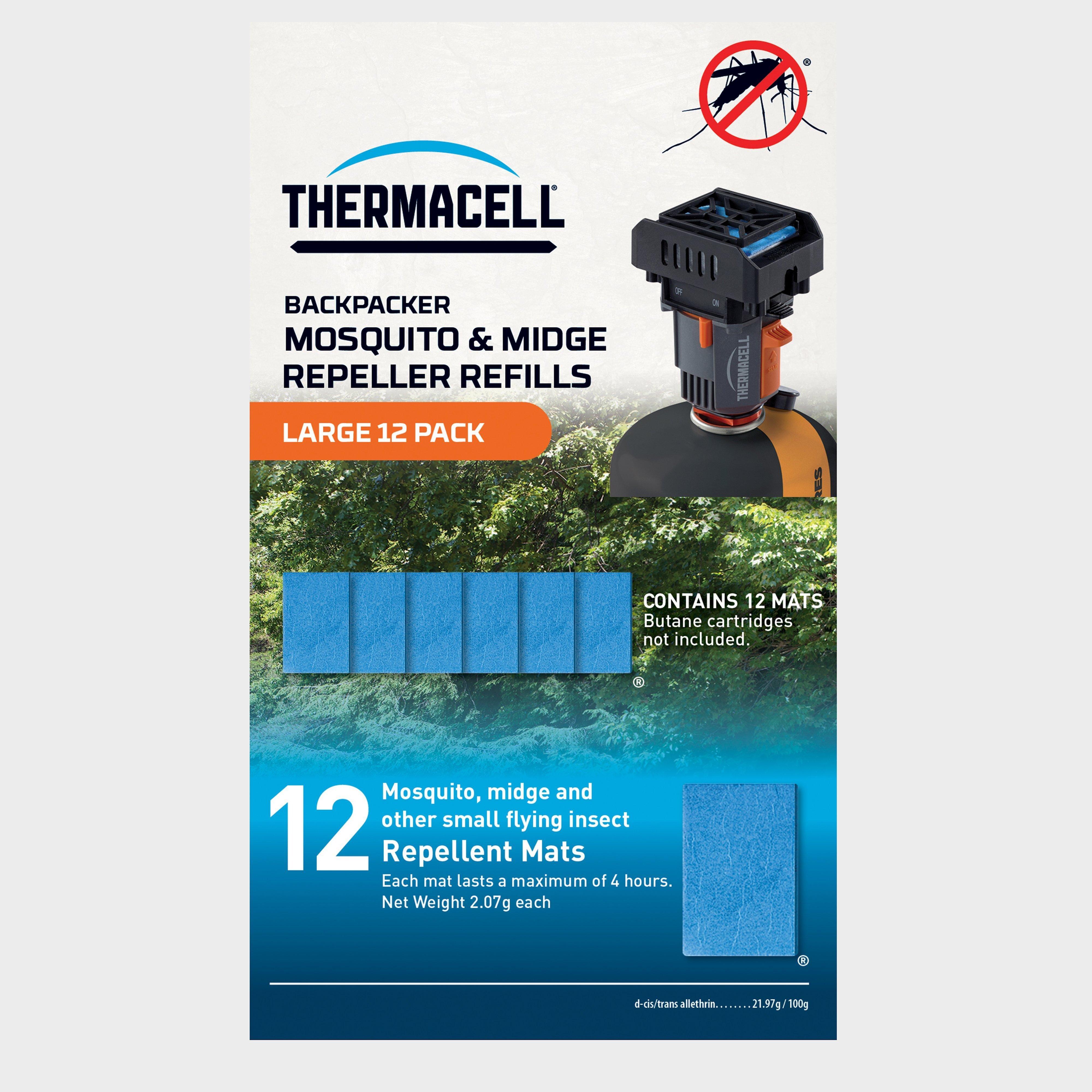 Image of THERMACELL Large Backpacker Mosquito & Midge Repeller Refills (12 Pack), Blue