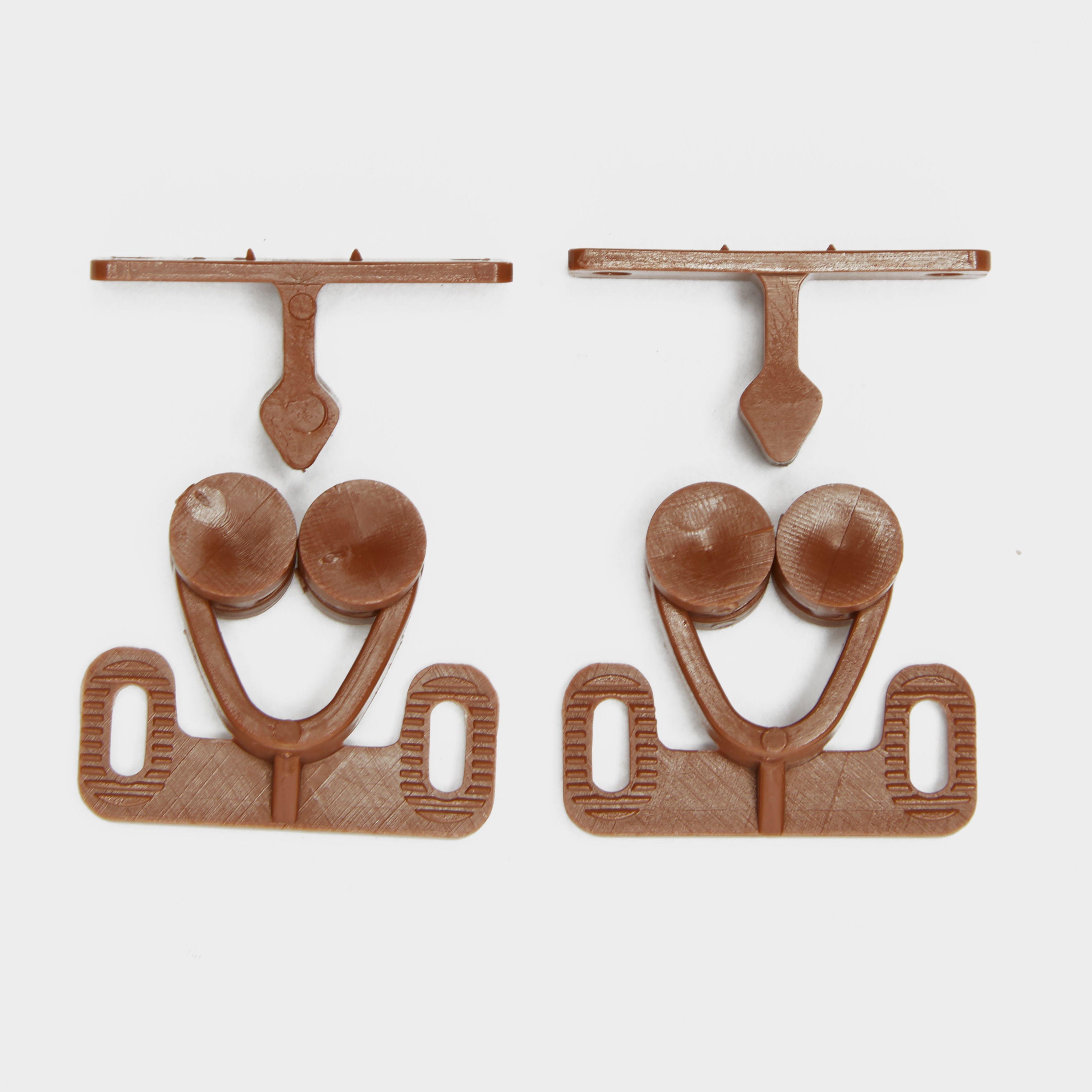 Image of W4 Double Roller Catch, Brown