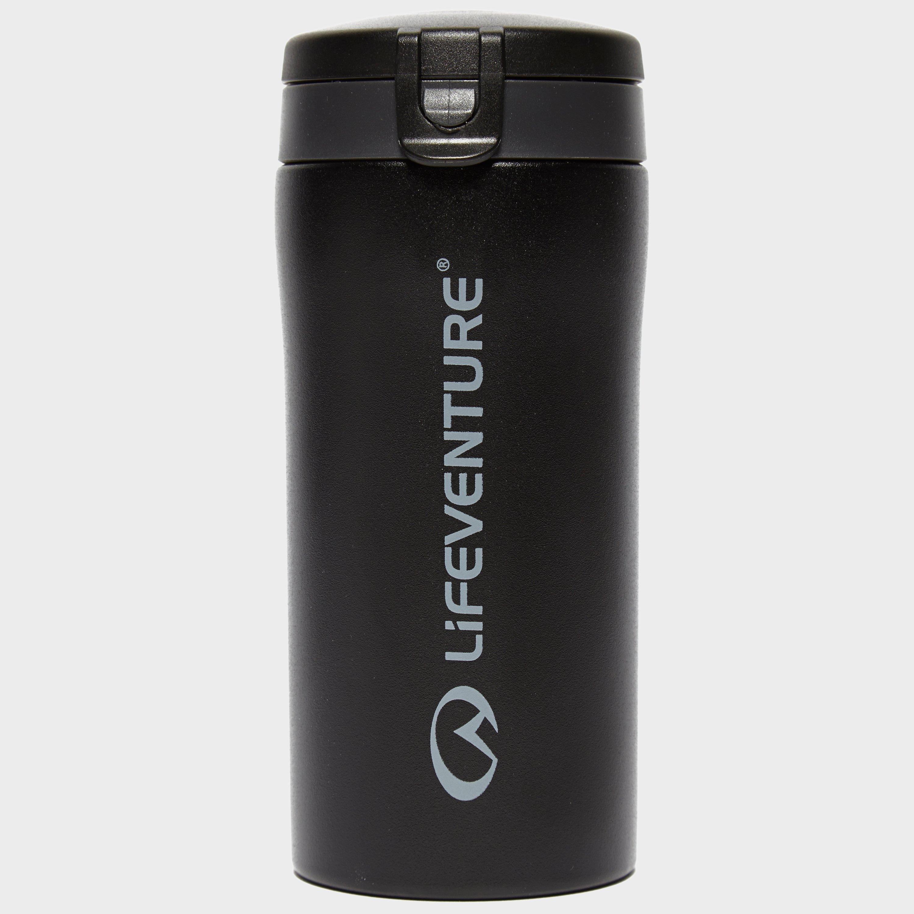 Image of LIFEVENTURE Flip-Top Thermal Mug, Black