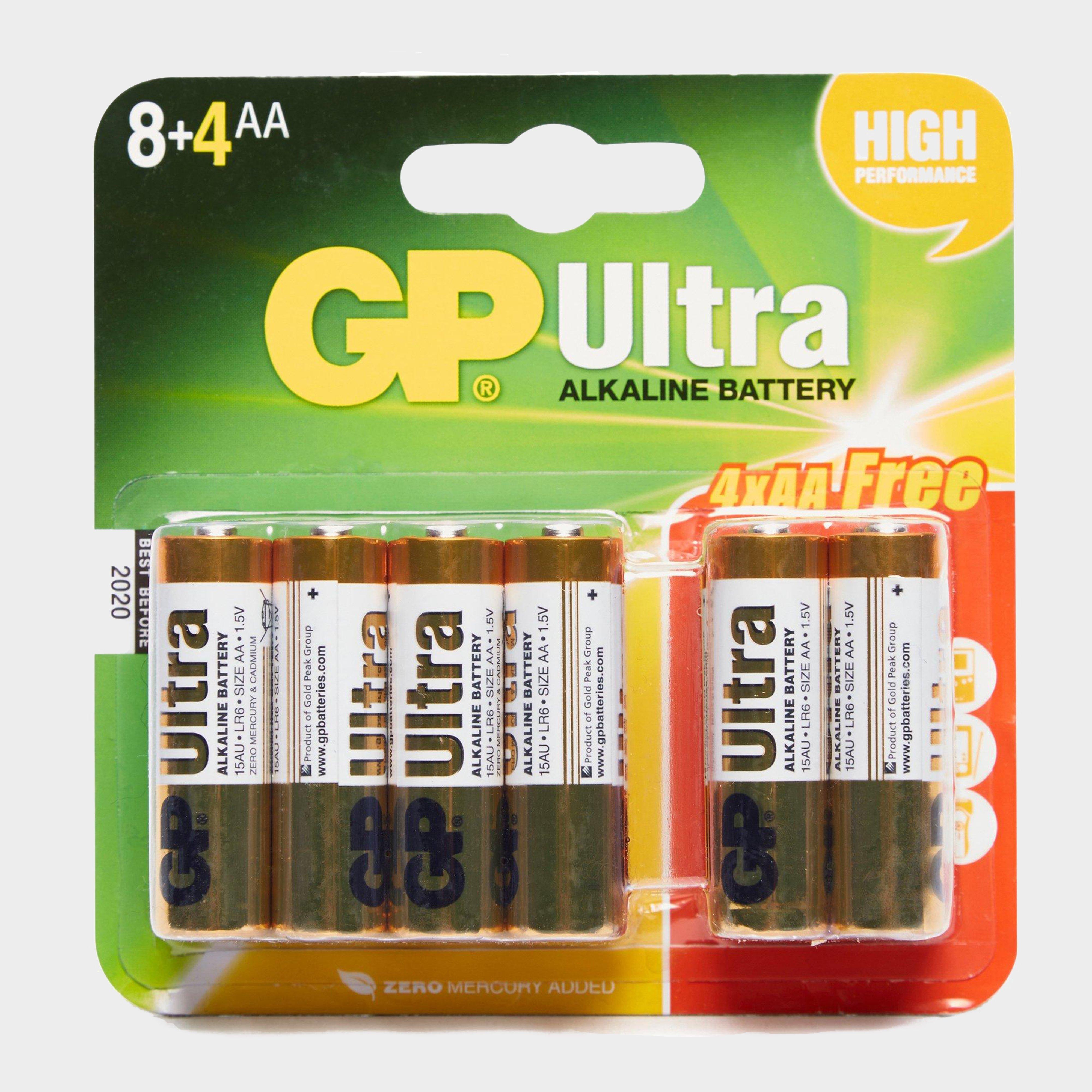 Photos - Battery GP  Ultra Alkaline  , Red (12 x AA)