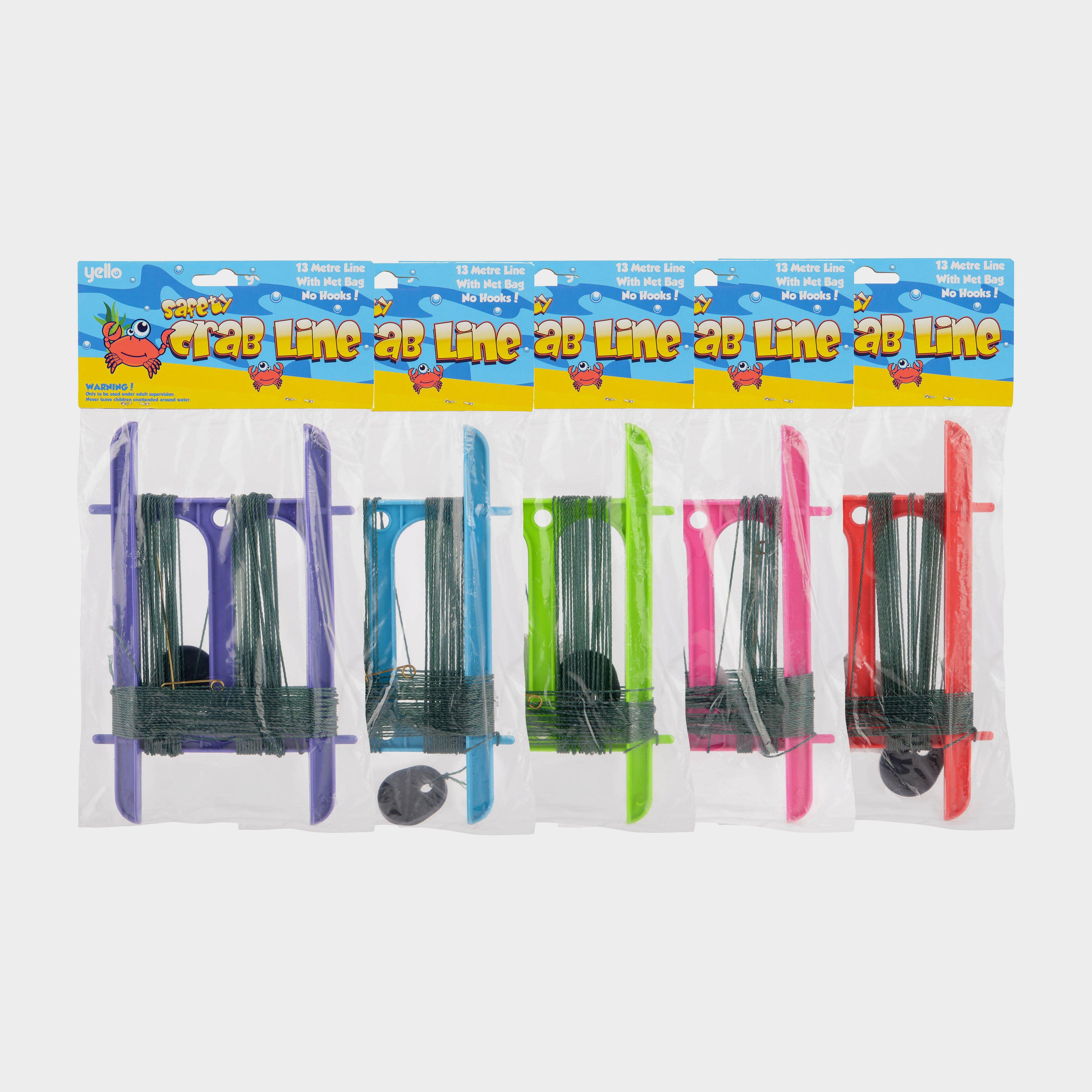 Image of Wilton Bradley Yello Medium Crab Line with Net, Multi Coloured