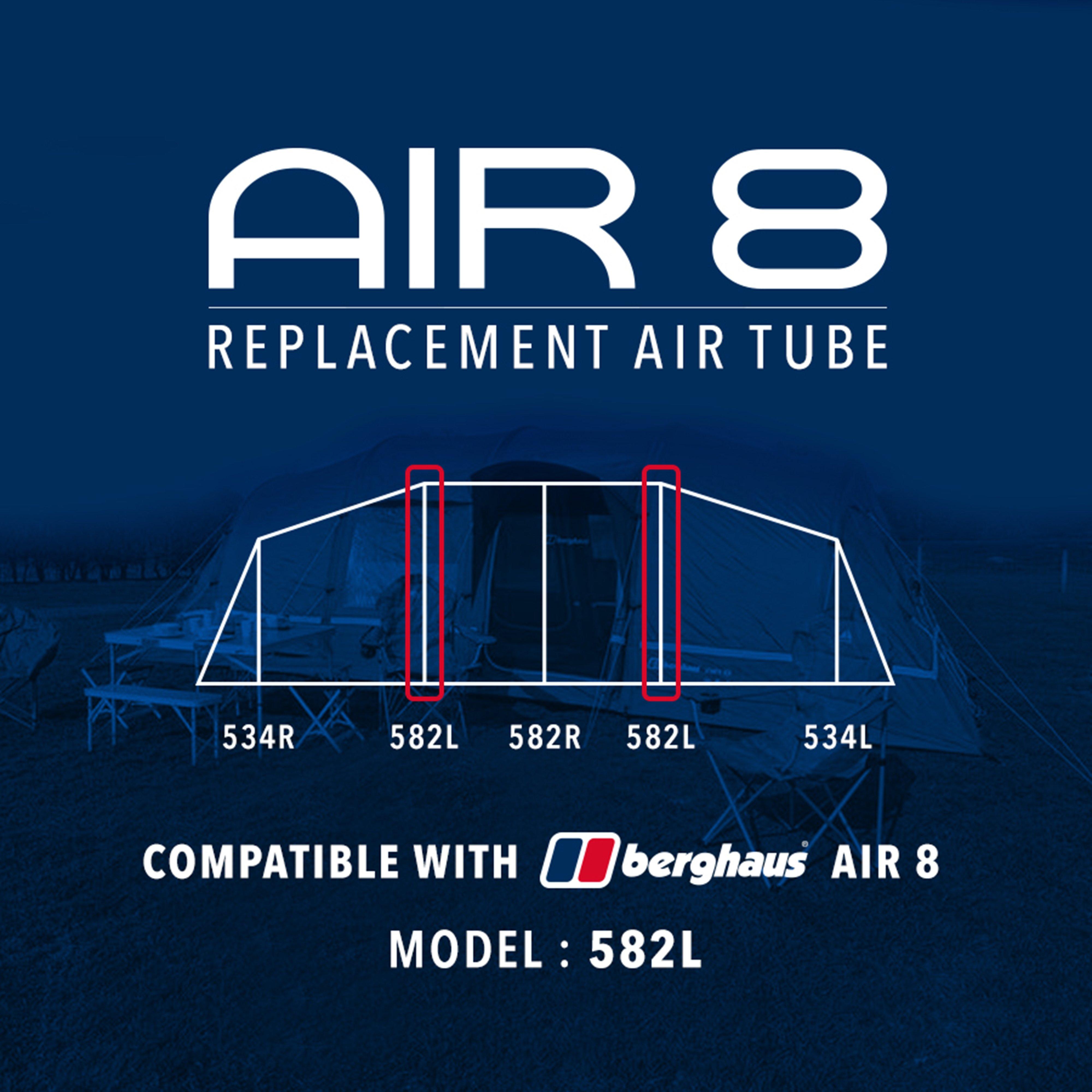 Photos - Tent Eurohike Air 8 Replacement Air Tube , Blue (582L)