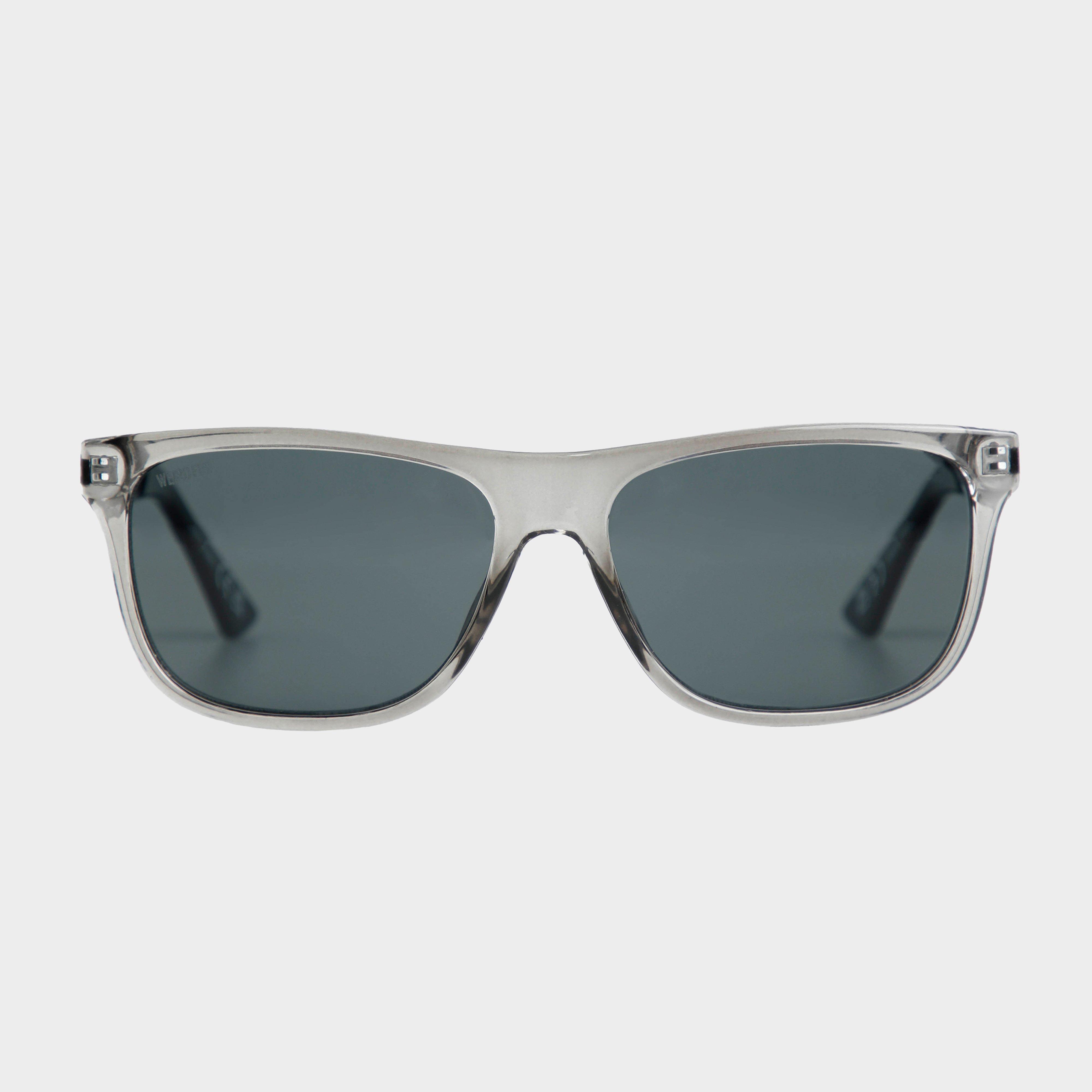 Image of Weird Fish Unisex Charlton Rectangular Sunglasses, Grey