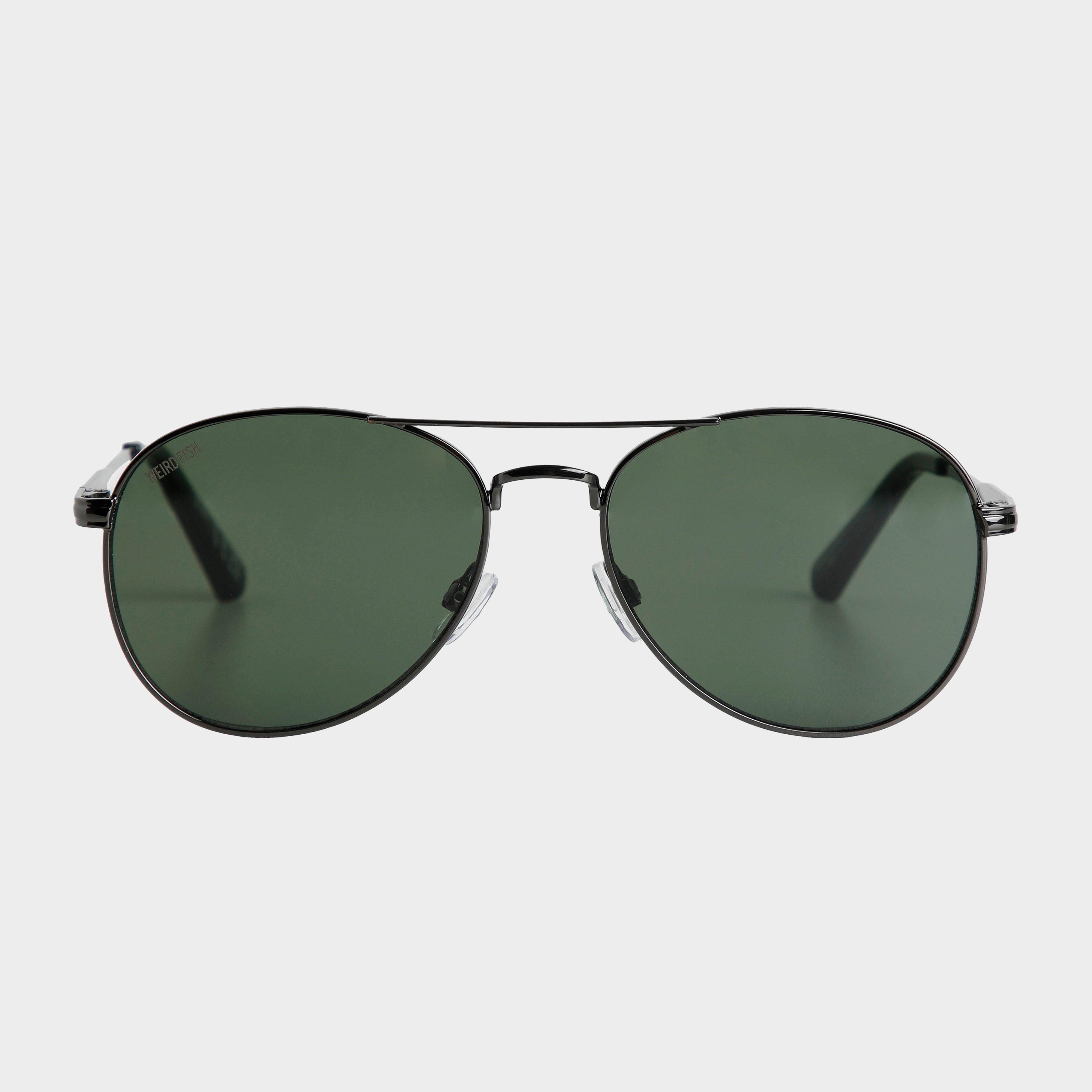 Image of Weird Fish Unisex Fernando Aviator Style Sunglasses, Grey
