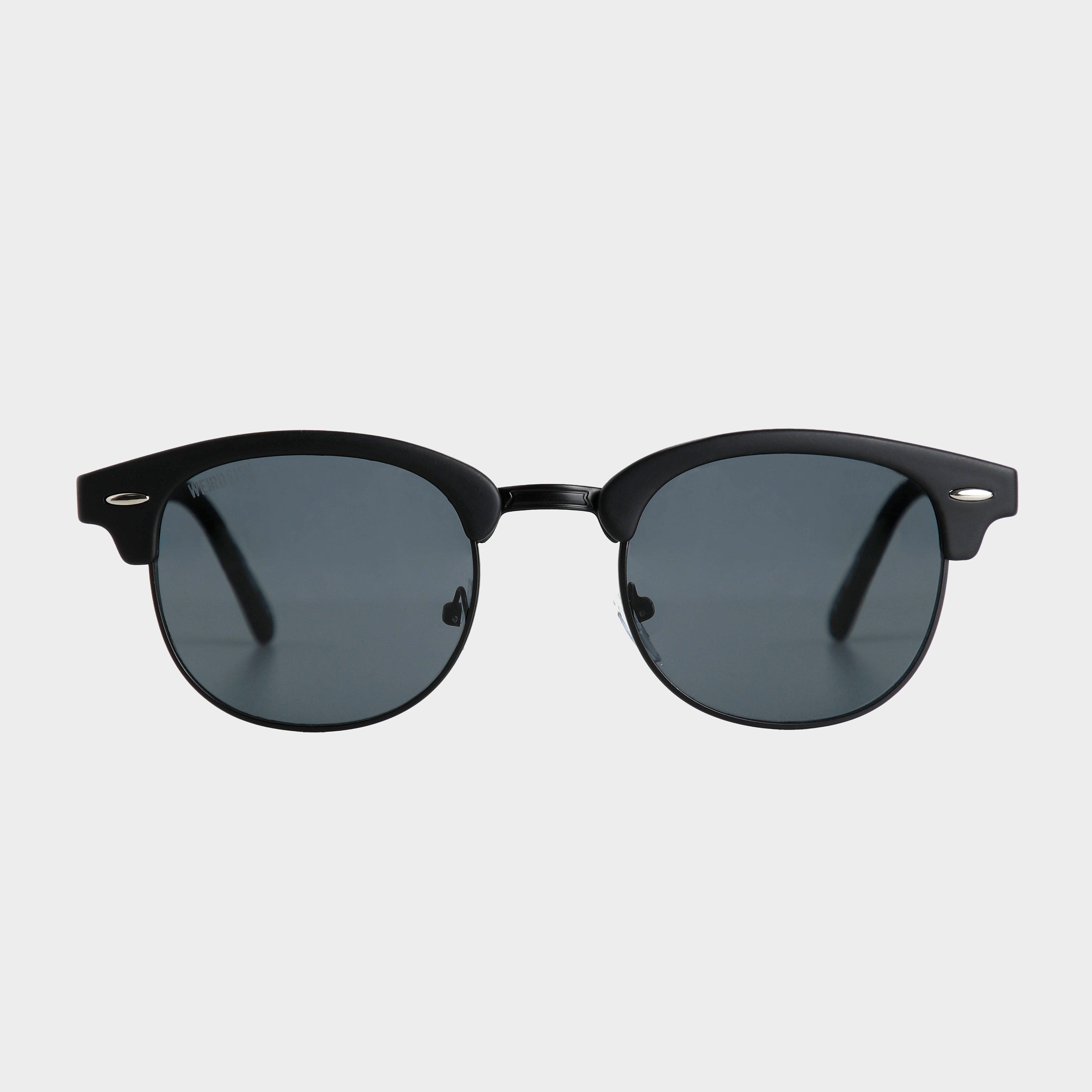 Image of Weird Fish Unisex Johnson Clubmaster Sunglasses, Black