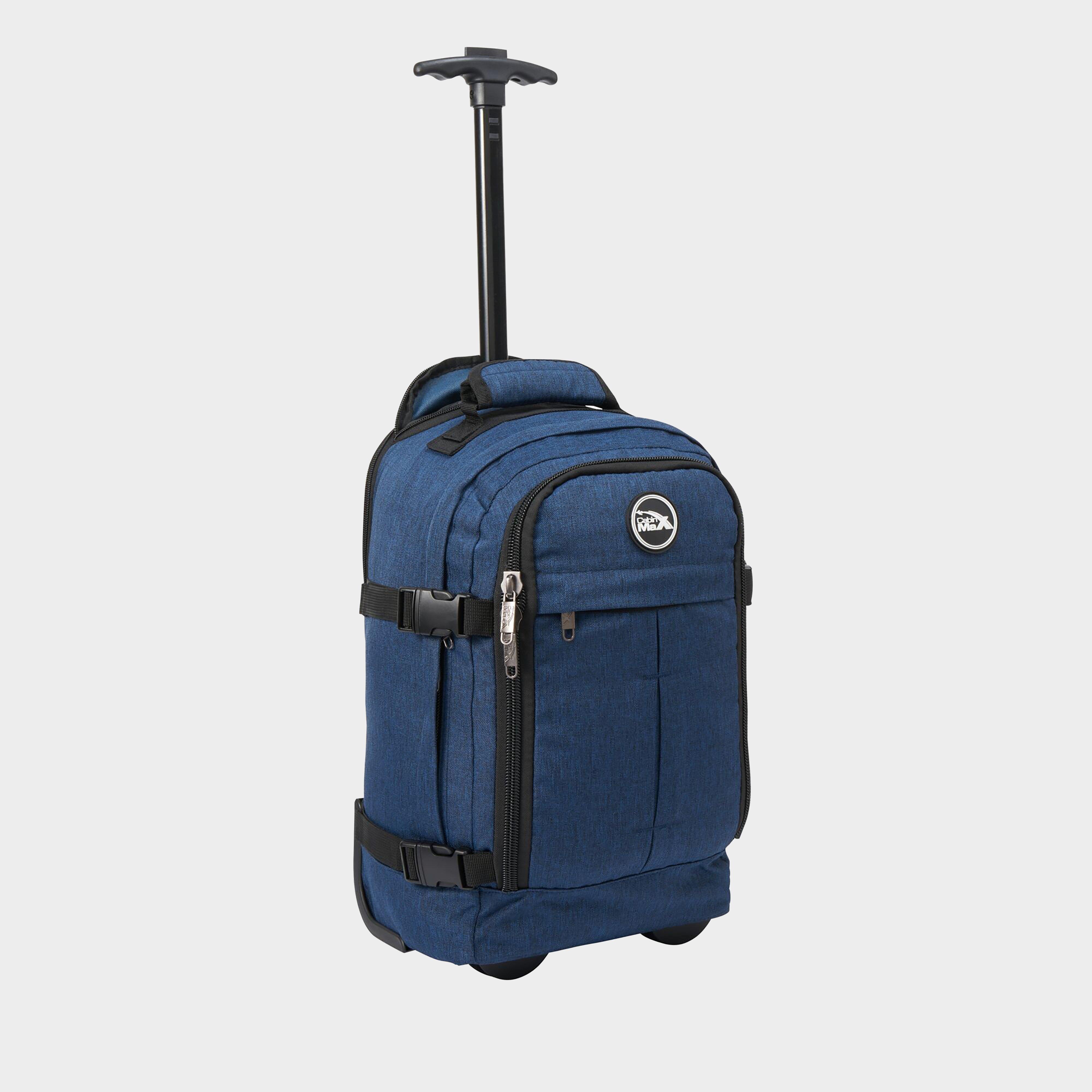 Image of Cabin Max Metz 20L Hybrid Cabin Bag With Wheels 40x20x25cm, Blue