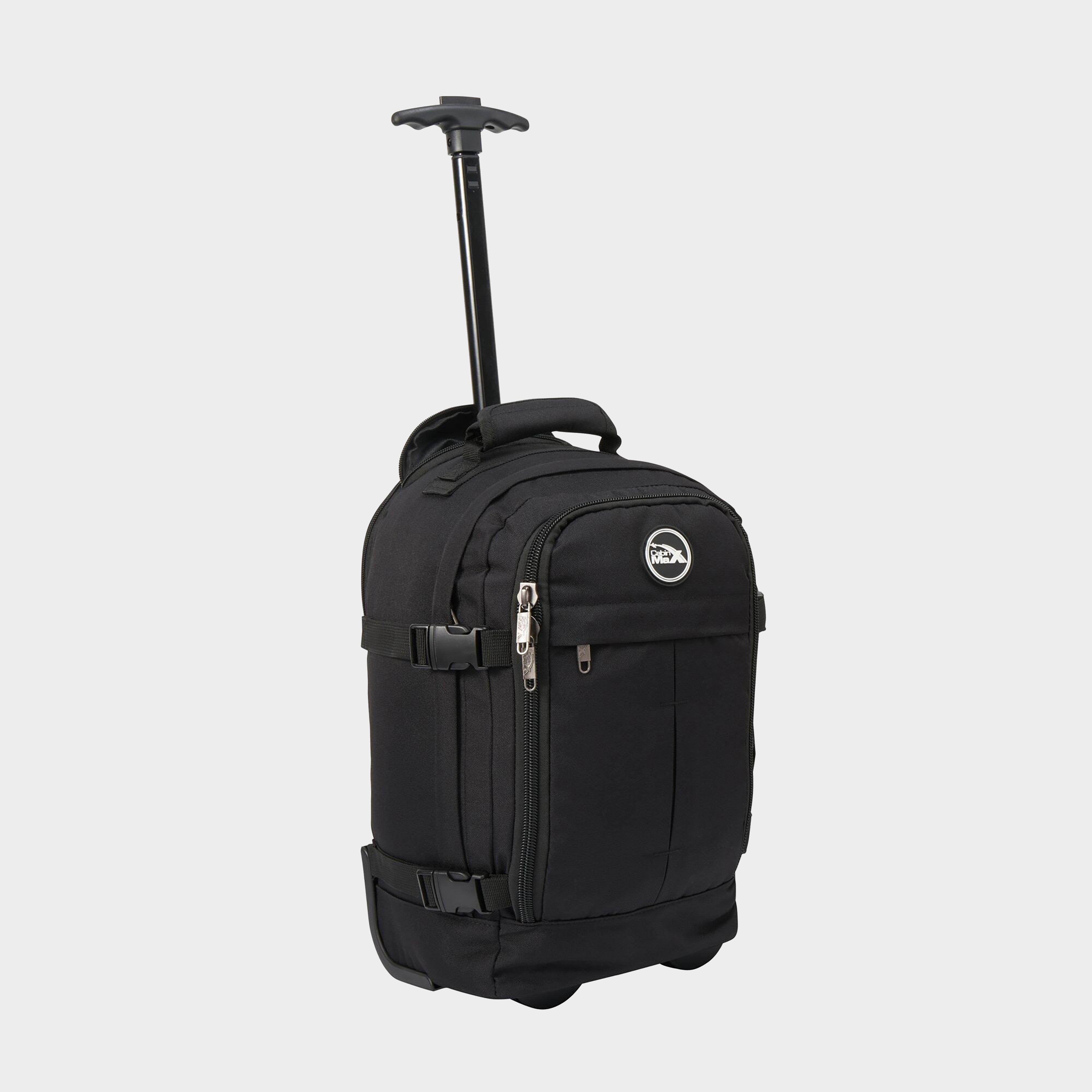Image of Cabin Max Metz 20L Hybrid Cabin Bag With Wheels 40x20x25cm, Black