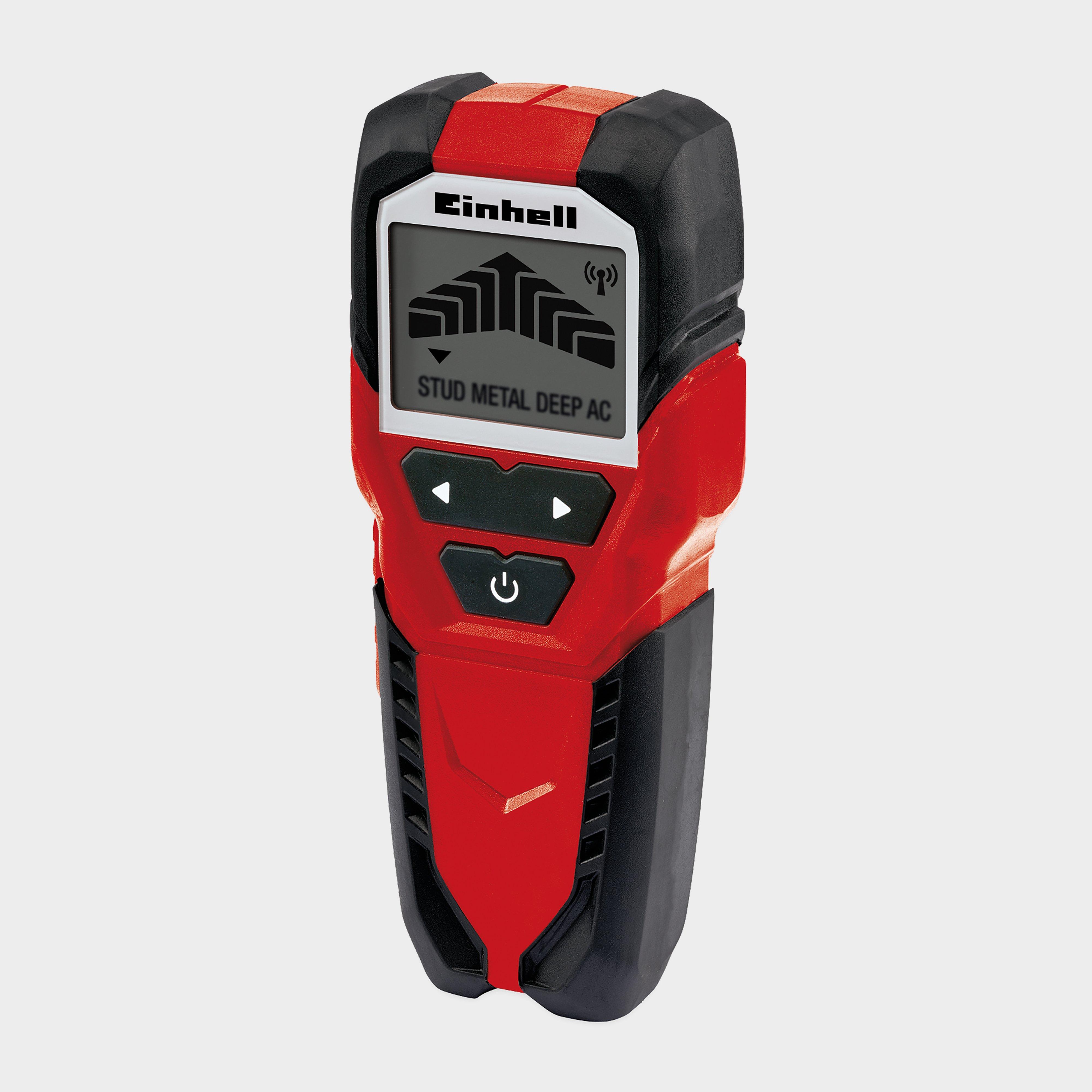 Image of Einhell Digital Detector For Metal, Studs, Cables Battery Powered, Red