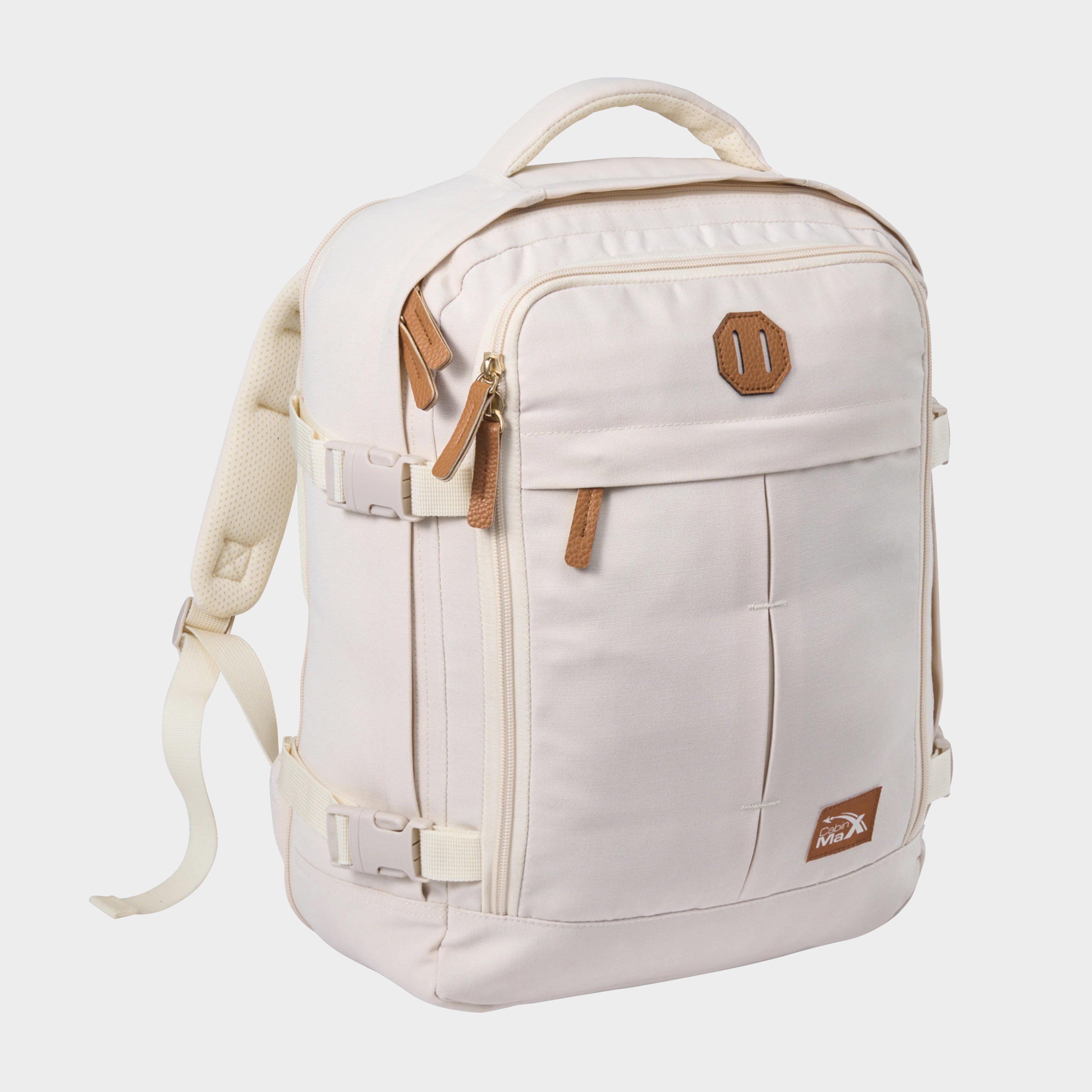 Image of Cabin Max Metz 18-24 Litre Expandable Cabin Backpack - 40x30x15 > 40x30x20cm, White