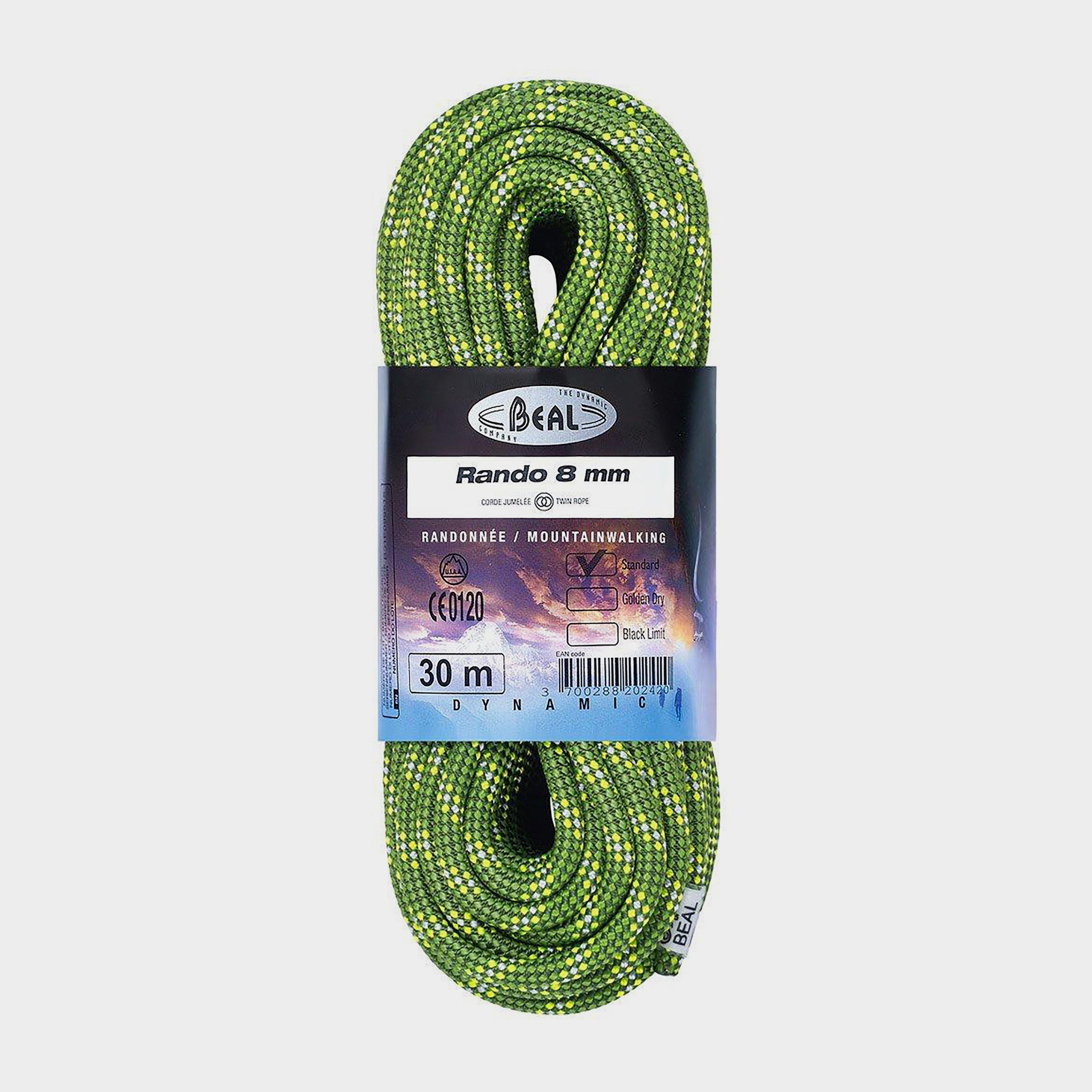  Beal Rando 8mm Walkers Rope (30m), Green