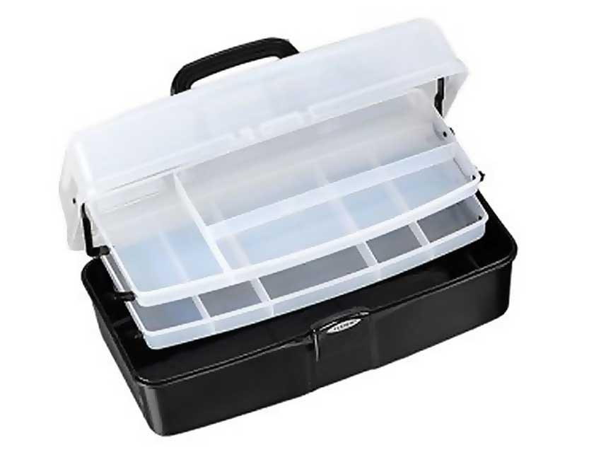 Image of FLADEN Fishing Cantilever Box 2 Tray [L], Black