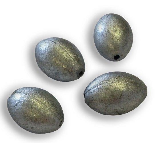 Photos - Other for Fishing Fladen Fishing 4Pk Non Toxic Bullet 18G, Silver 