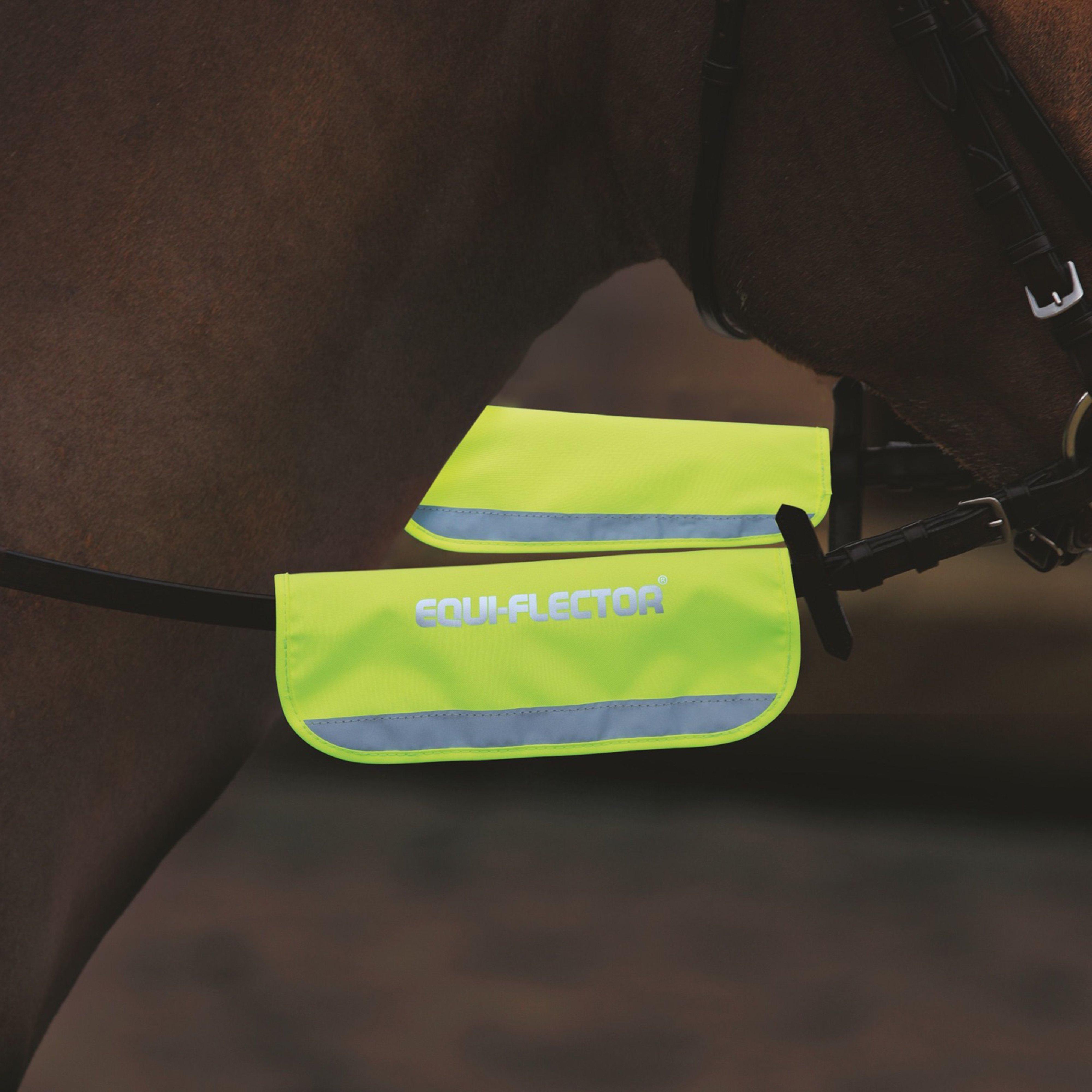 Image of EQUI-FLECTOR Bridle Bands, Yellow