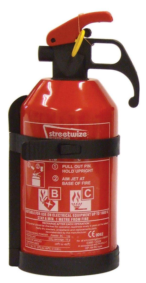 Image of STREETWIZE 1KG FIRE EXTINGUISHER, Red