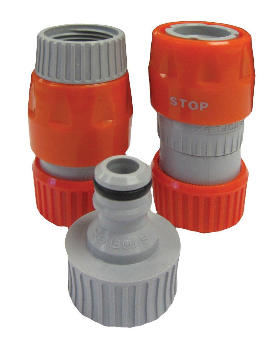 Image of Hitchman Mains Adaptor Hose Connectors, Orange