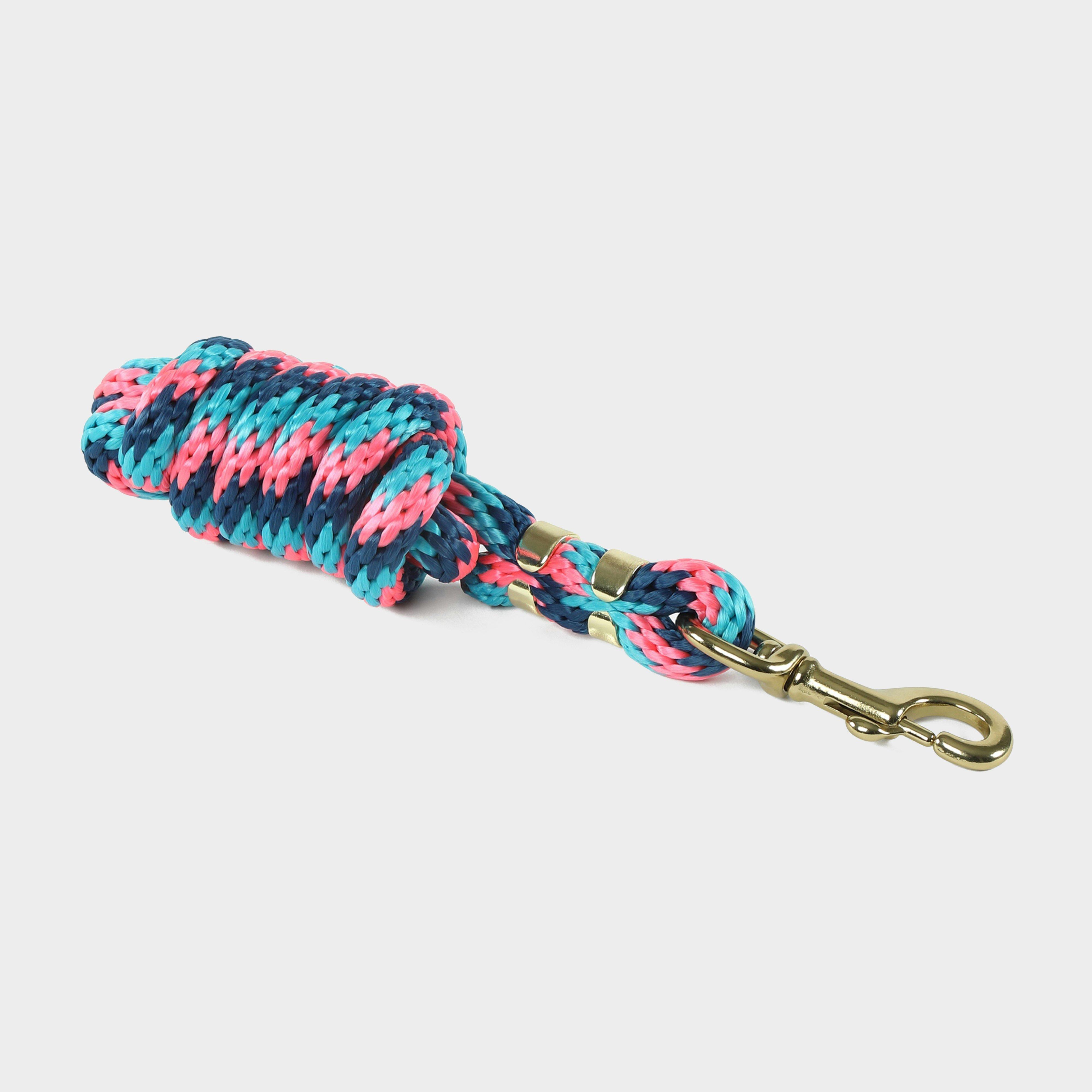 Image of Shires Topaz Leadrope Purple/Lime/Pink