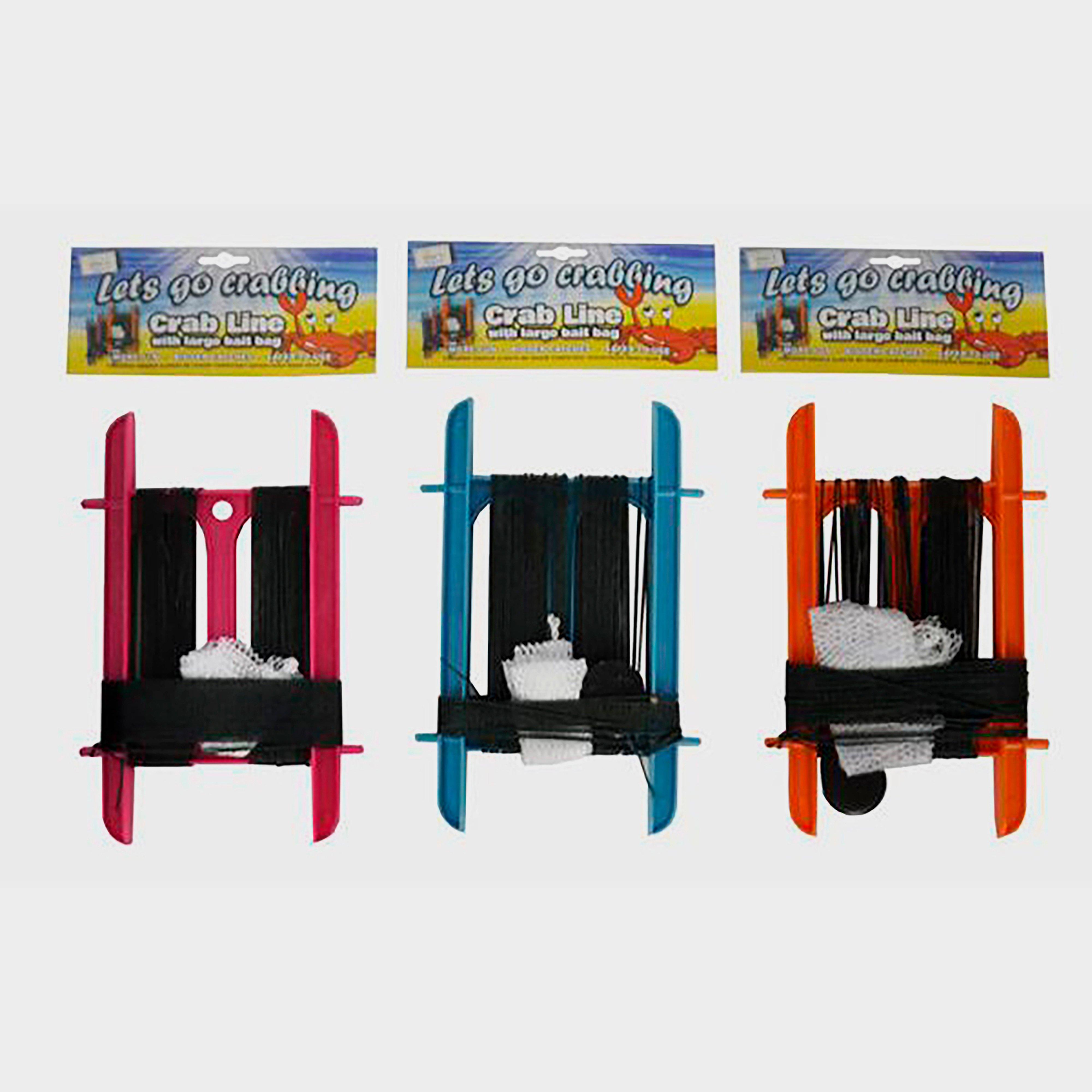 Image of BlueZone Crab Line Large No Hooks Pack, Multi Coloured