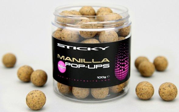 Image of Sticky Baits Manilla Pop Ups 16Mm 100G Pot, Purple