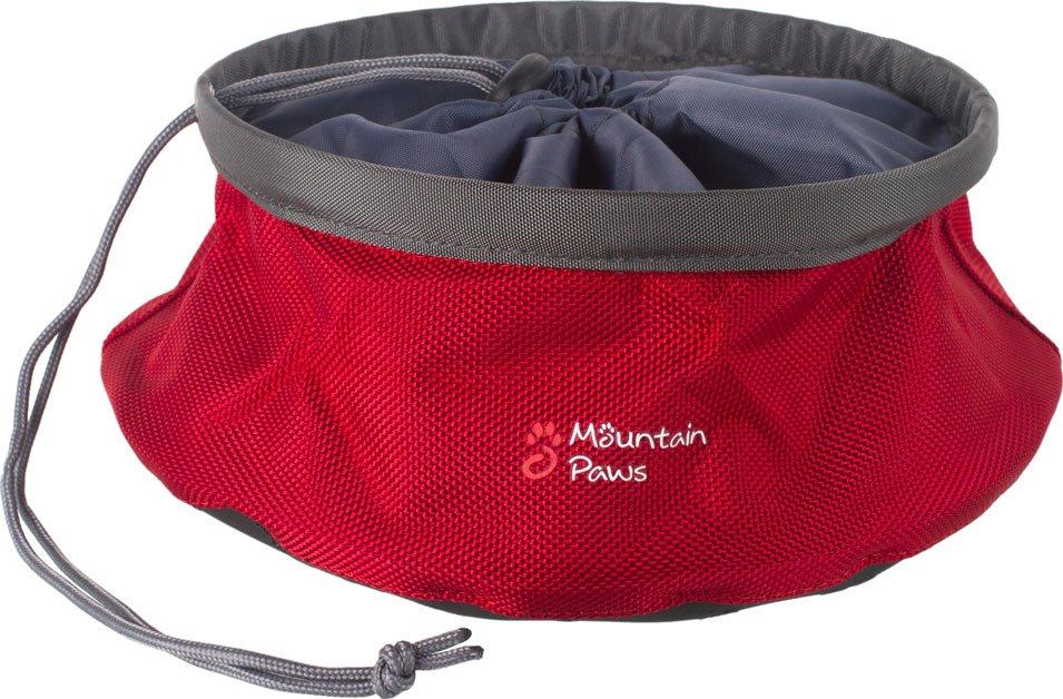 Photos - Dog Cosmetic Mountain Paws Collapsible Dog Food Bowl, Red
