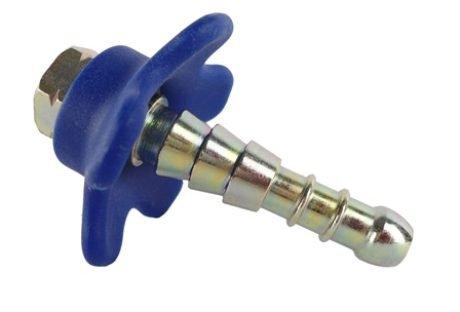 Image of Cadac BBQ Valve Brass Tail Piece & Nut, Silver
