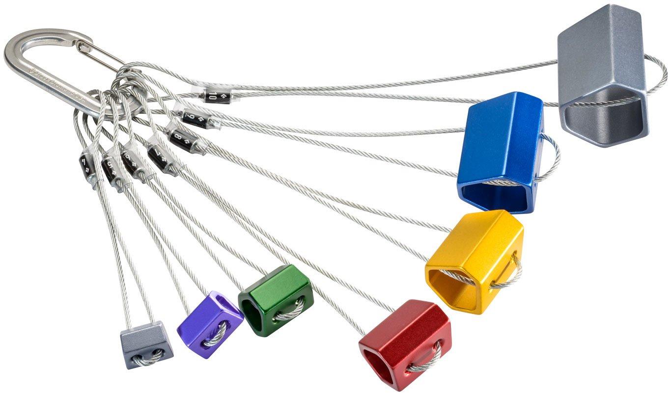 Image of Black Diamond Wired Hexentric Set No.#4-10 Nuts, Multi Coloured