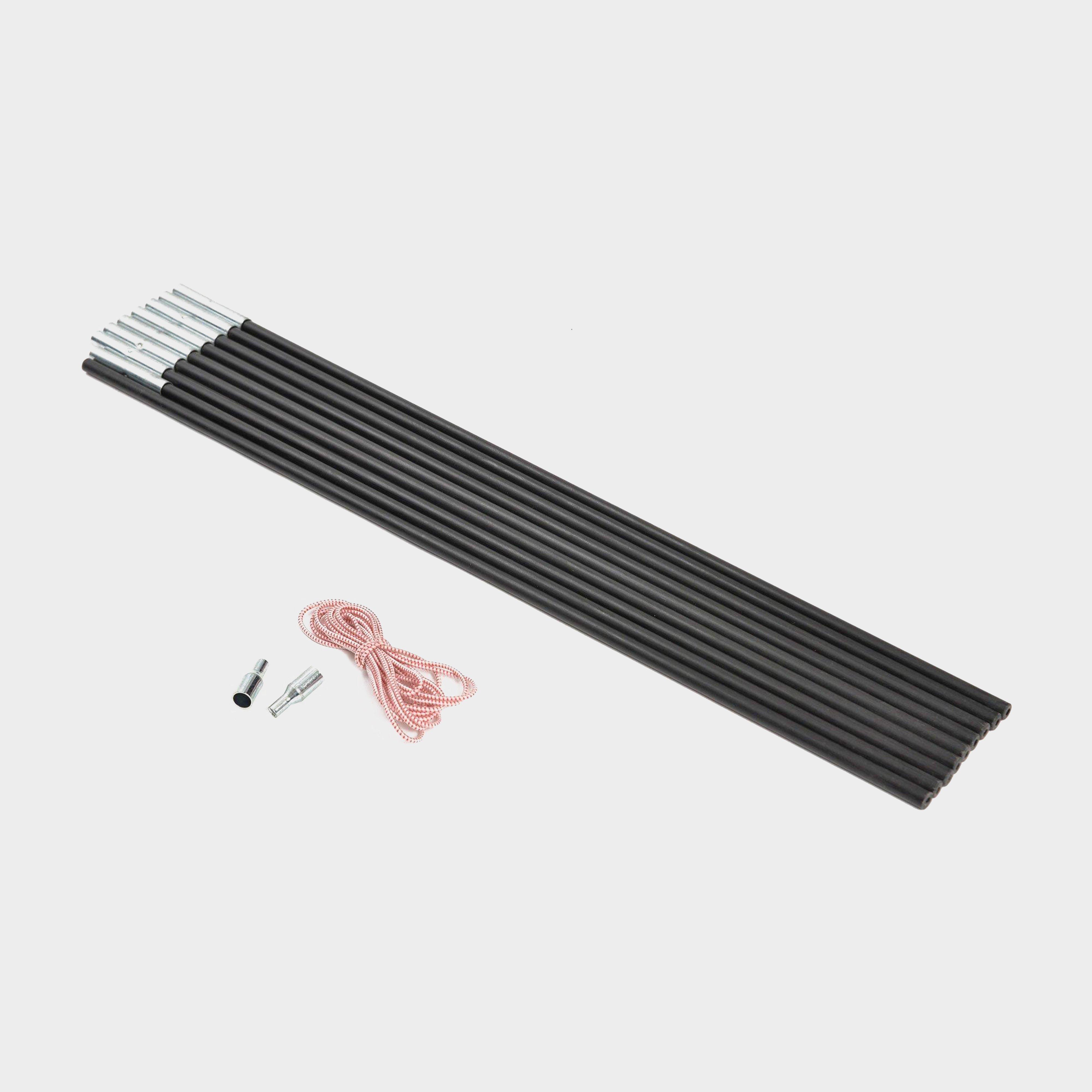 Image of HI-GEAR Fibreglass Pole Kit 9 Section 9.6mm, Black
