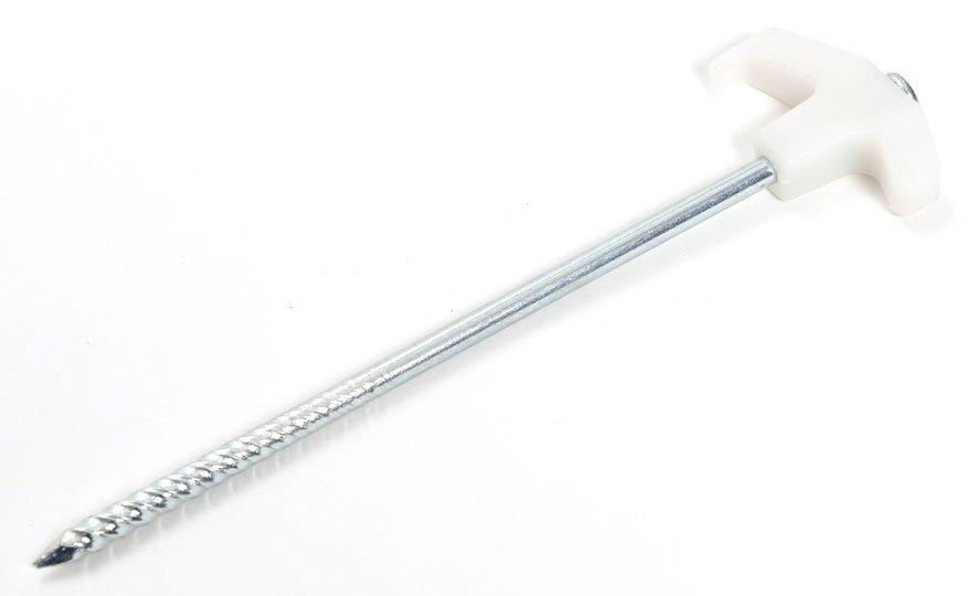 Image of HI-GEAR Glow-in-the-Dark Screw Tent Pegs, White