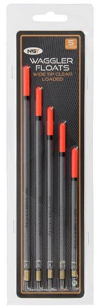 Image of NGT Wide Tip Loaded Wglr Floats 5Pk, Multi Coloured