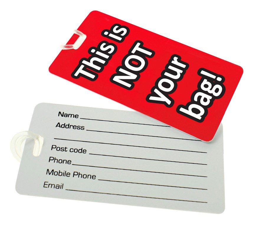 Image of Boyz Toys Novelty Luggage Tags Assorted, Multi Coloured