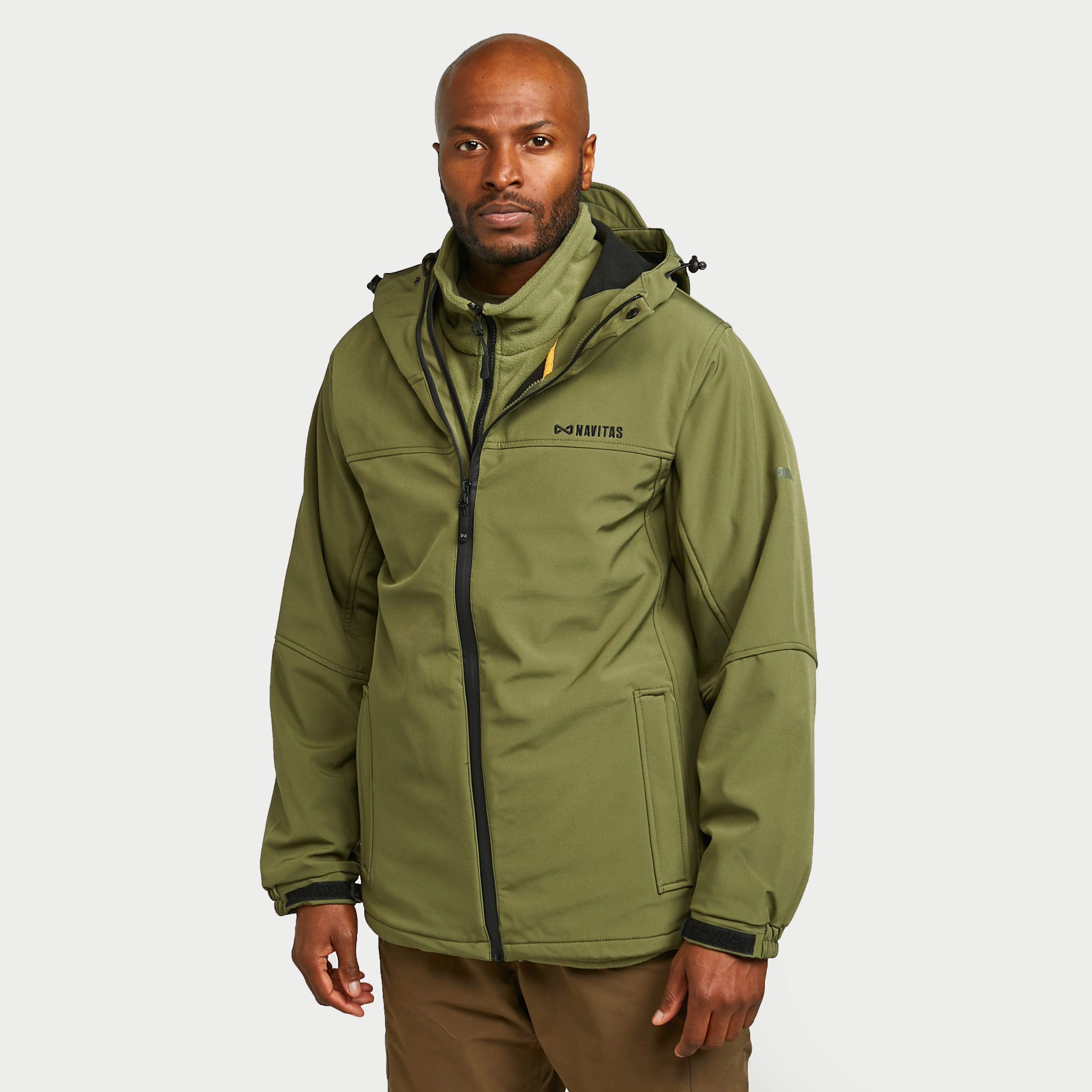  Navitas Hooded Soft Shell Jacket 2.0, Green