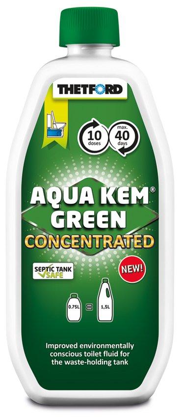 Image of Thetford Aqua Kem Green Toilet Fluid Concentrated (750ml), Blue