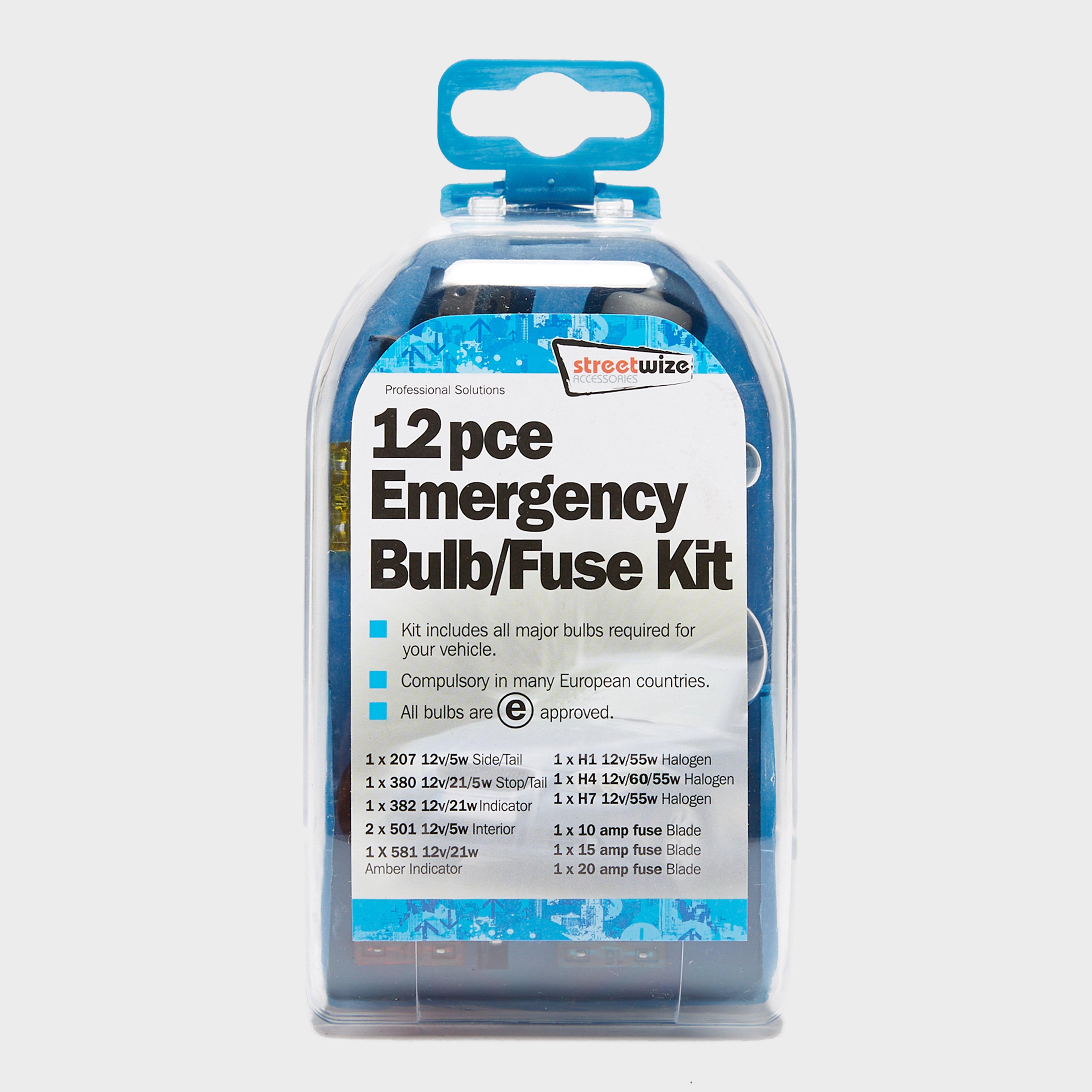 Image of STREETWIZE 12 Piece Emergency Bulb and Fuse Kit, Blue