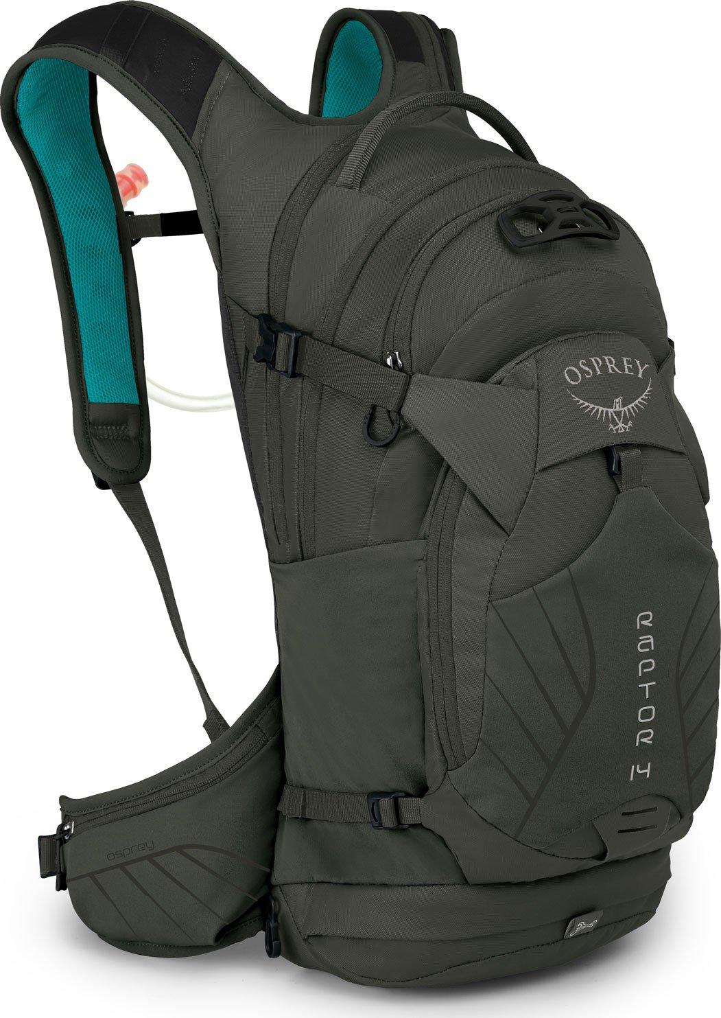  Osprey Raptor 14 Daypack (with Hydration System), Green