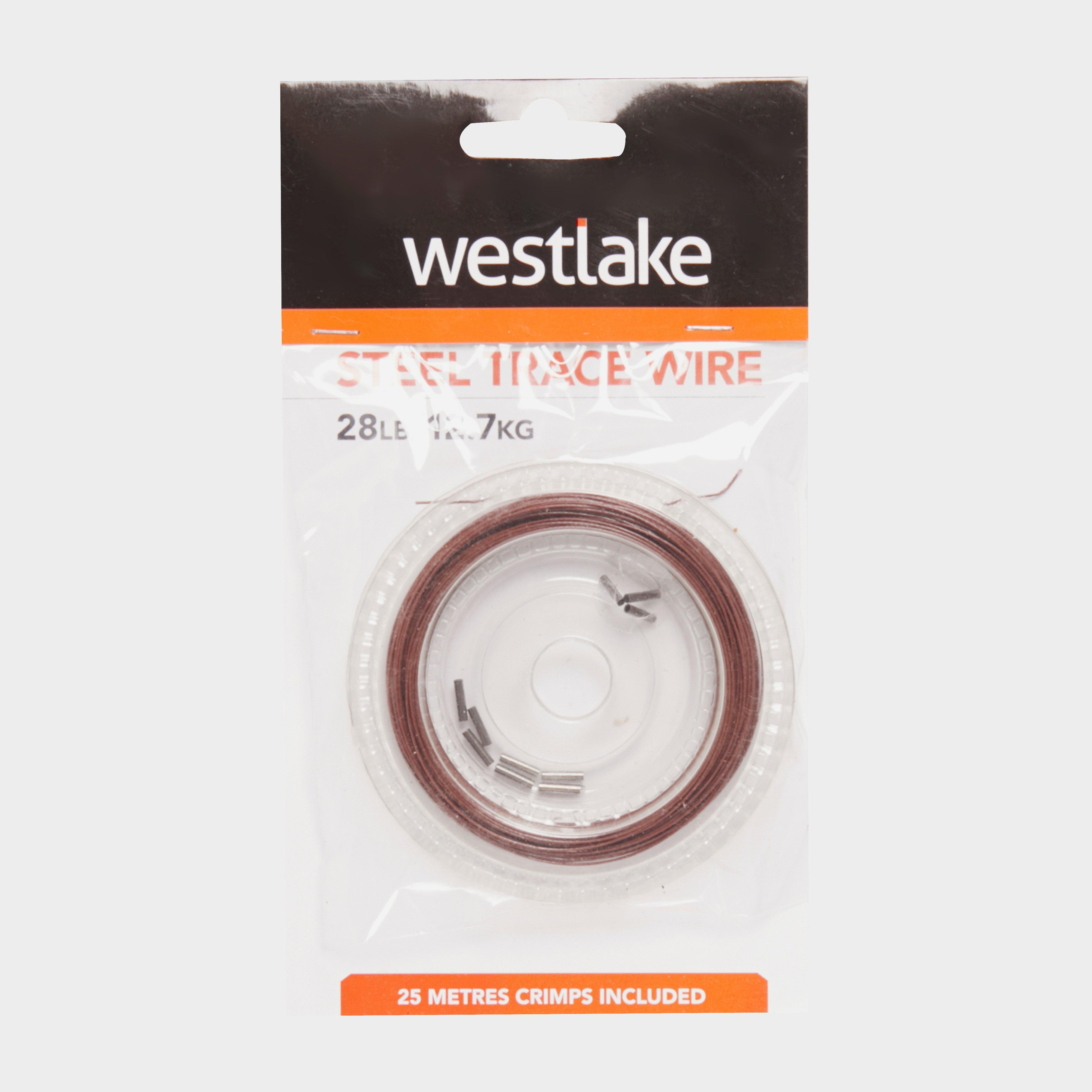 Photos - Other for Fishing West Lake Westlake Steel Trace Wire and Crimps, Brown 