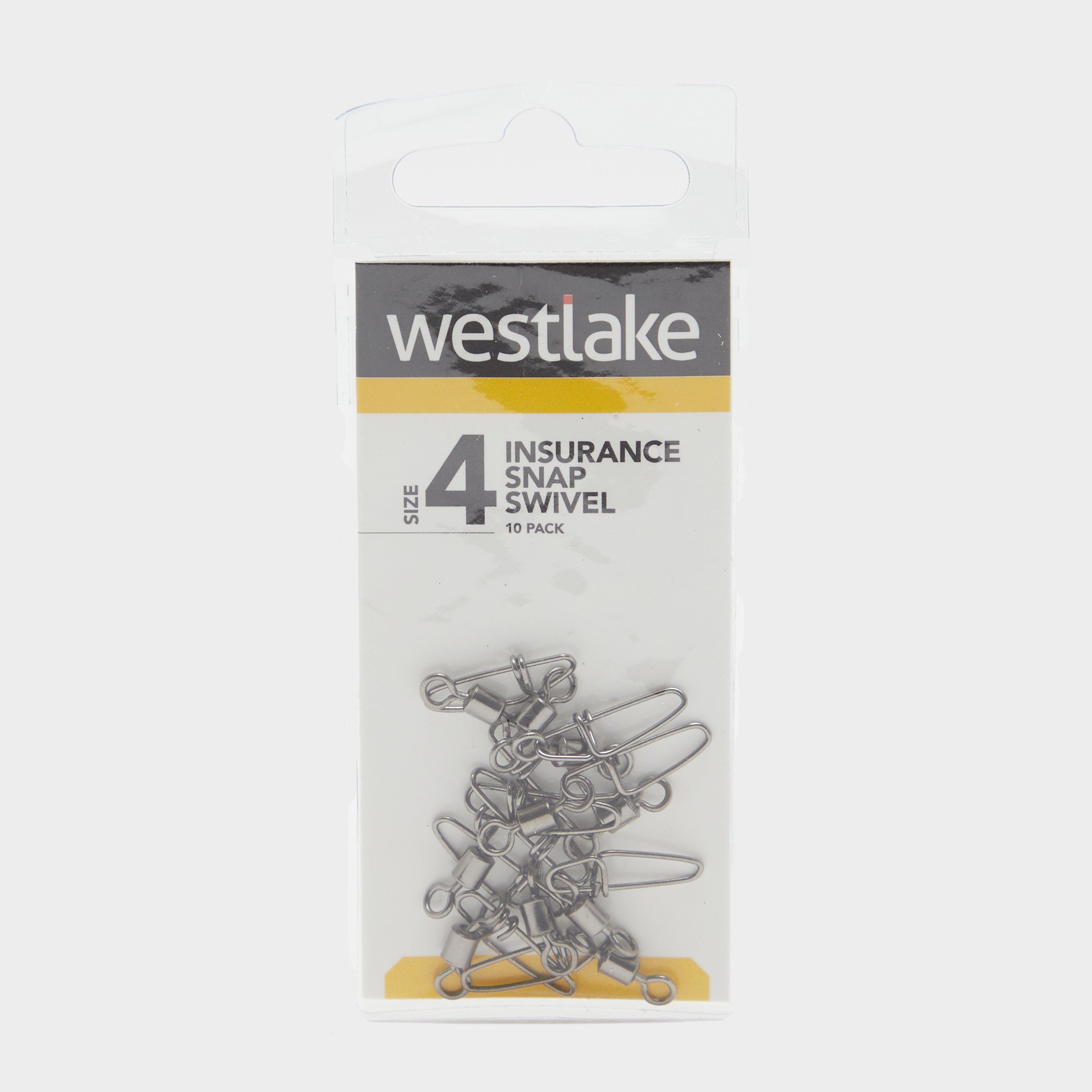 Photos - Other for Fishing West Lake Westlake Insurance Snap Swivel Size 4 , Silver (10 Pack)