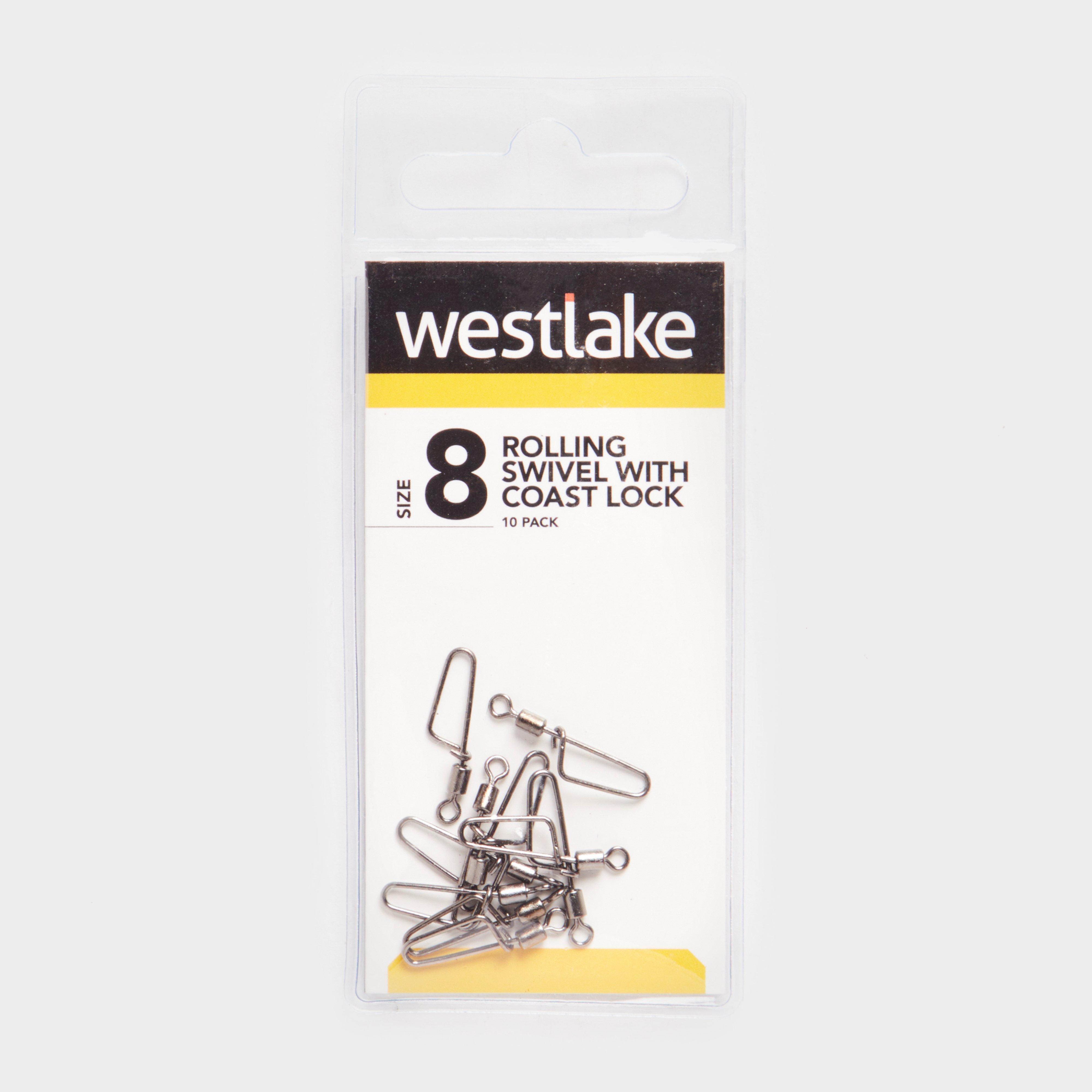 Photos - Other for Fishing West Lake Westlake Rolling Swivel with Coast Lock , Silver (Size 8)