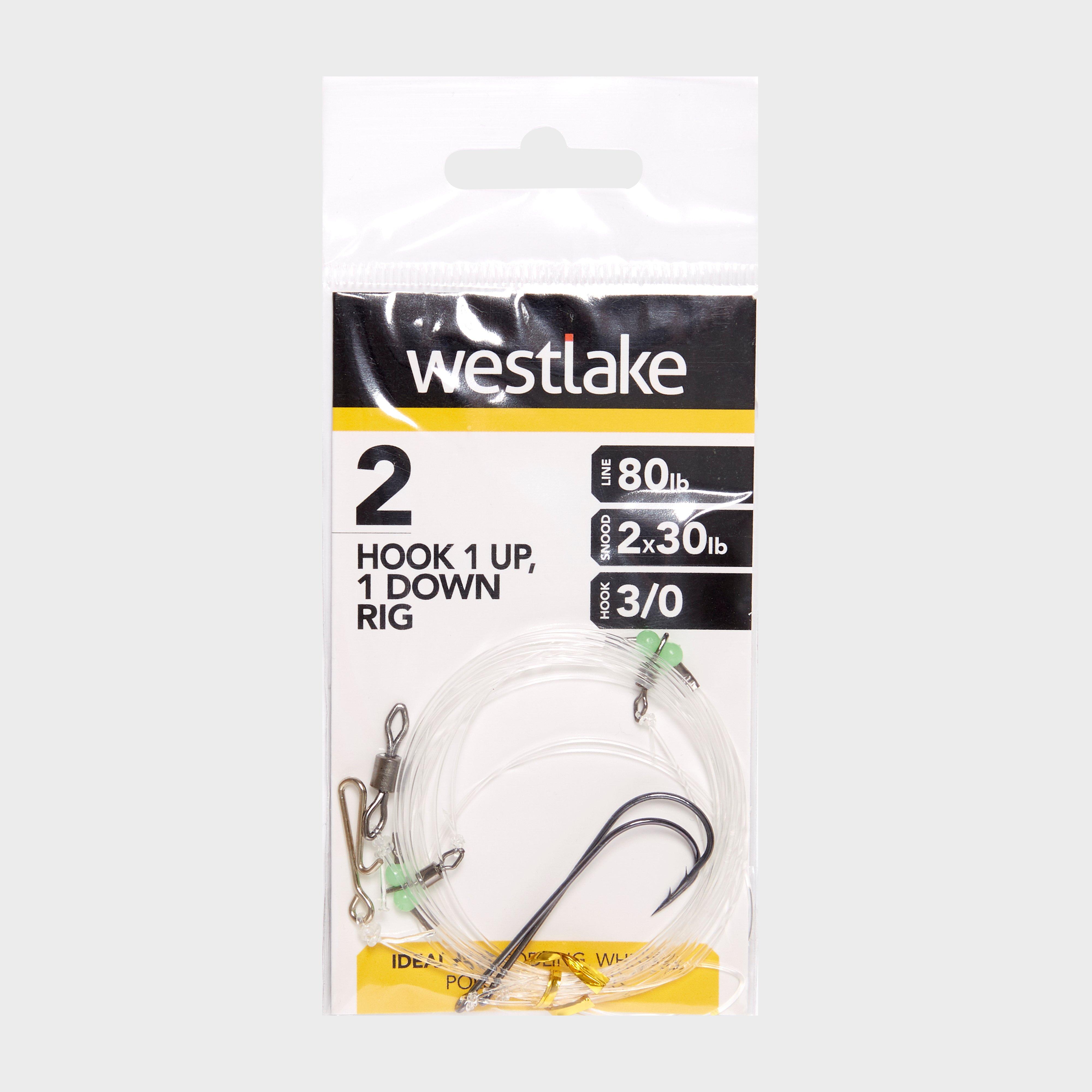 Image of Westlake 2 Hook 1Up 1Down Rig 3/0, Multi Coloured