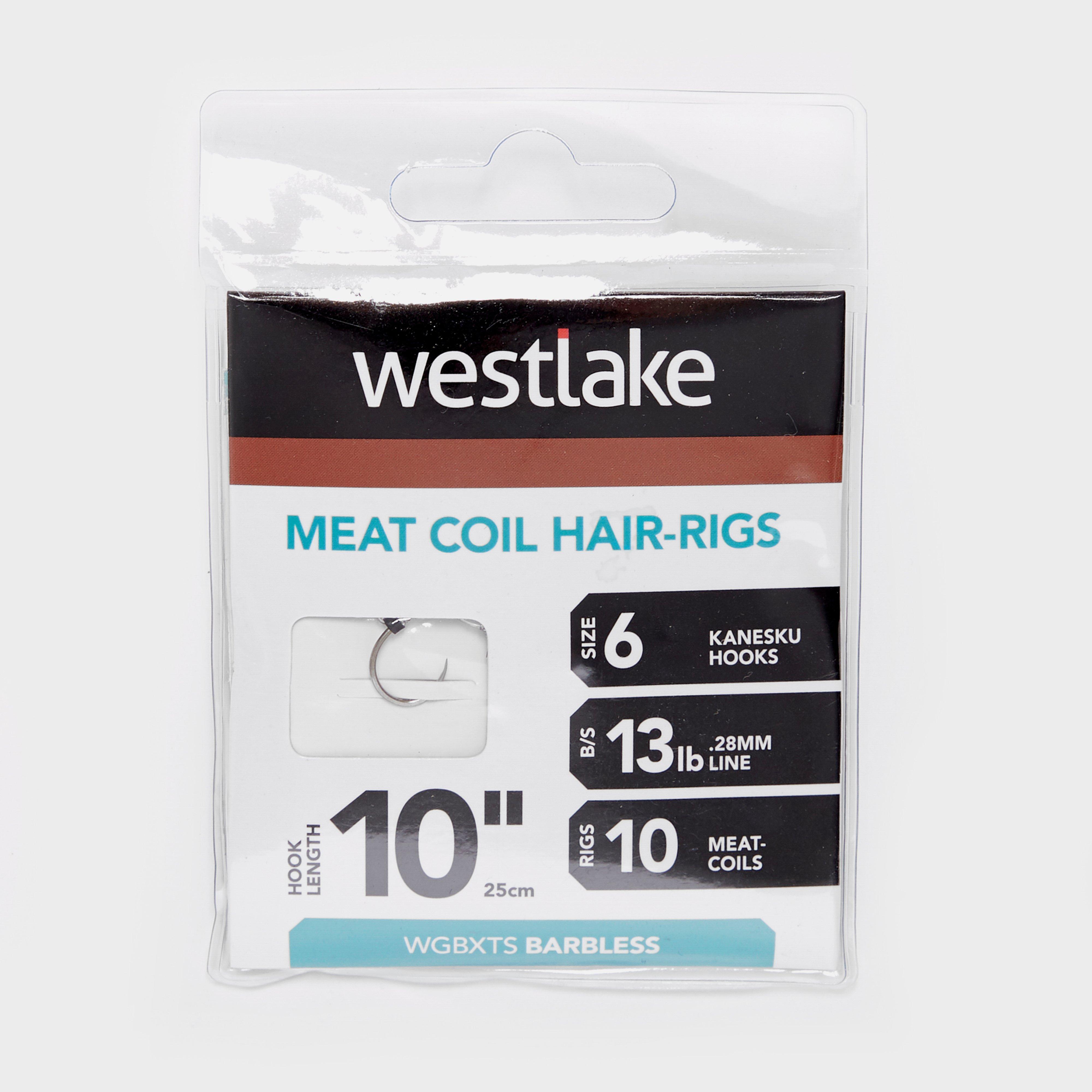 Image of Westlake Meat Coil Hair-Rigs (Size 6), Silver
