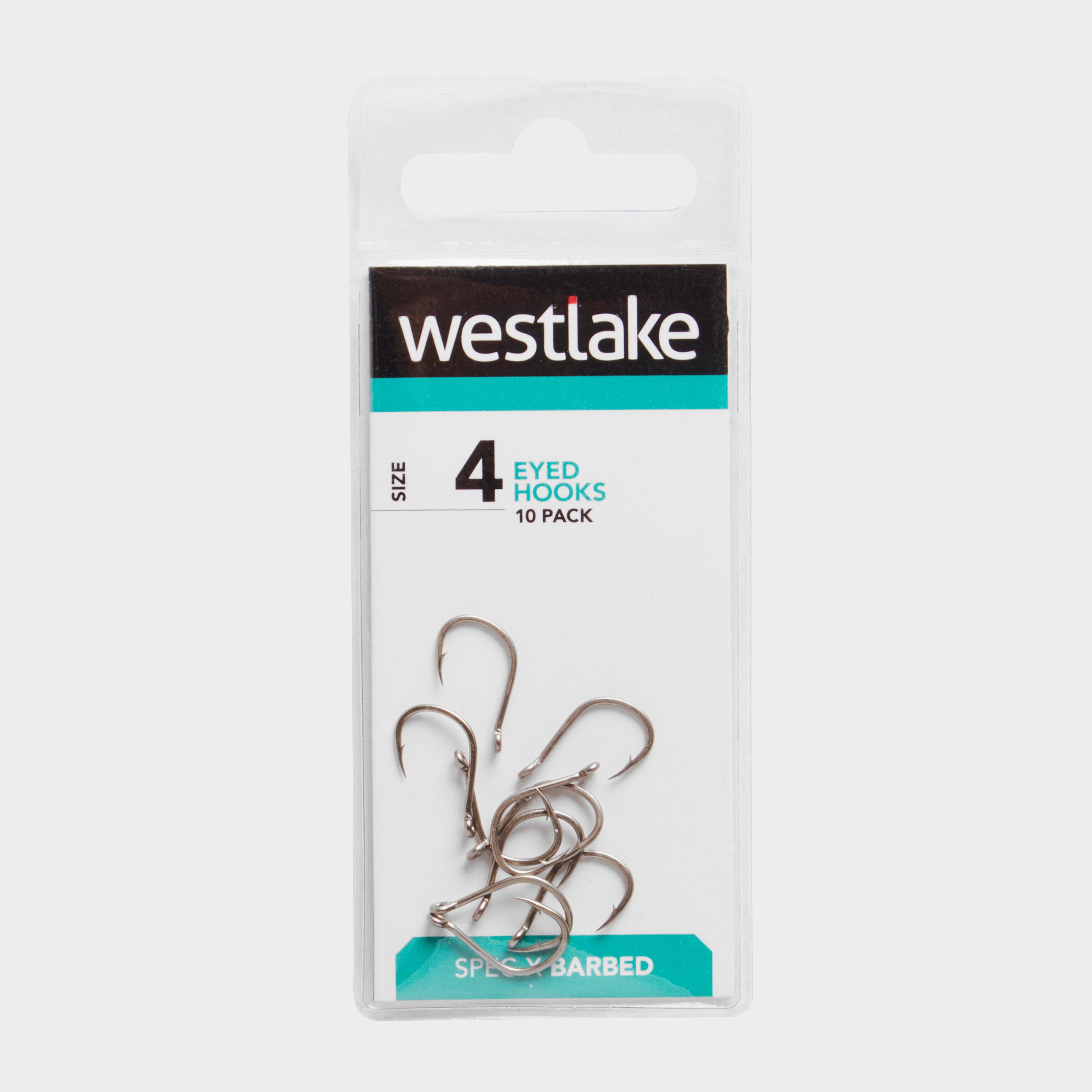 Photos - Fishing Hook / Jig Head West Lake Westlake Eyed Barbed 4, Silver 