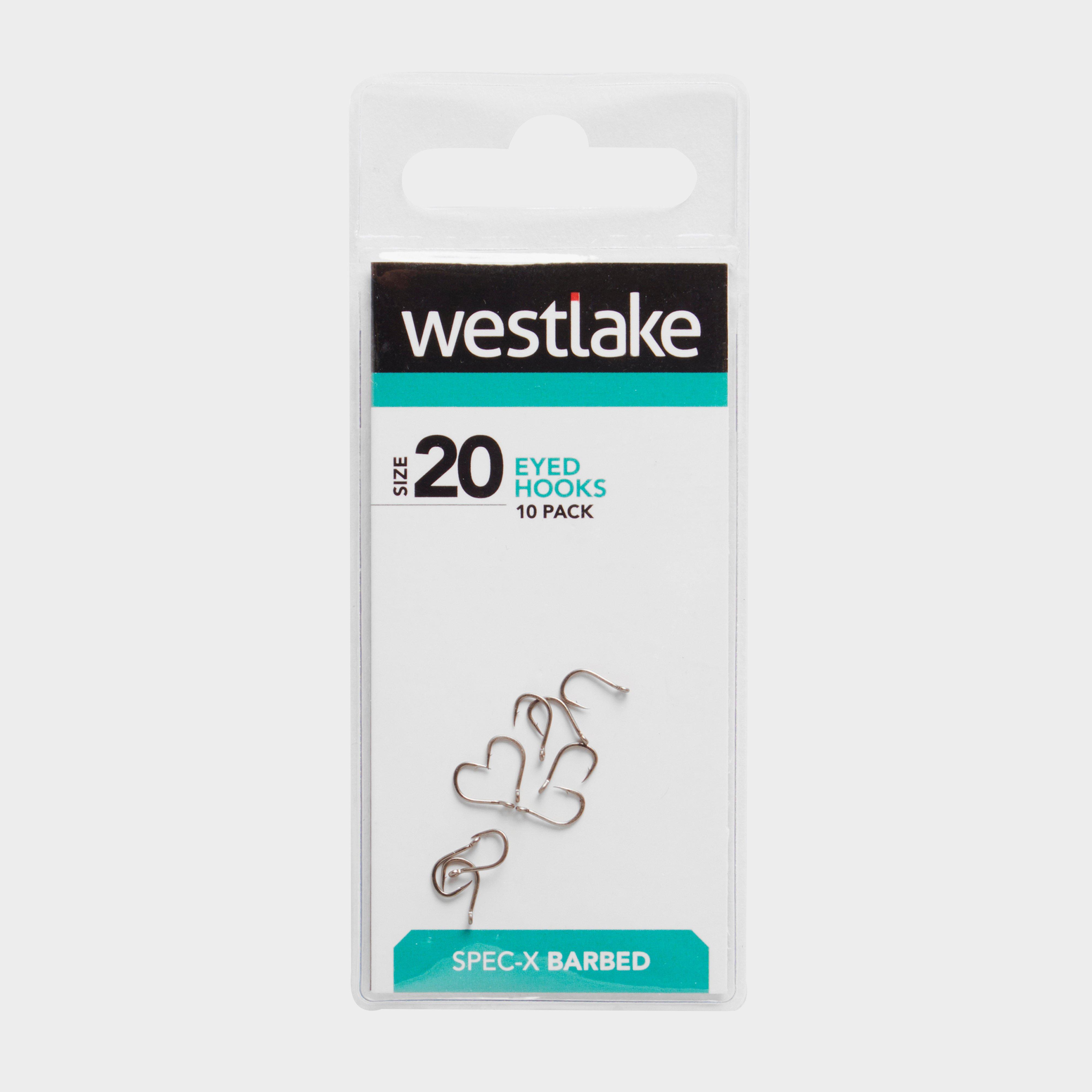 Photos - Fishing Hook / Jig Head West Lake Westlake Eyed Barbed 20, Silver 