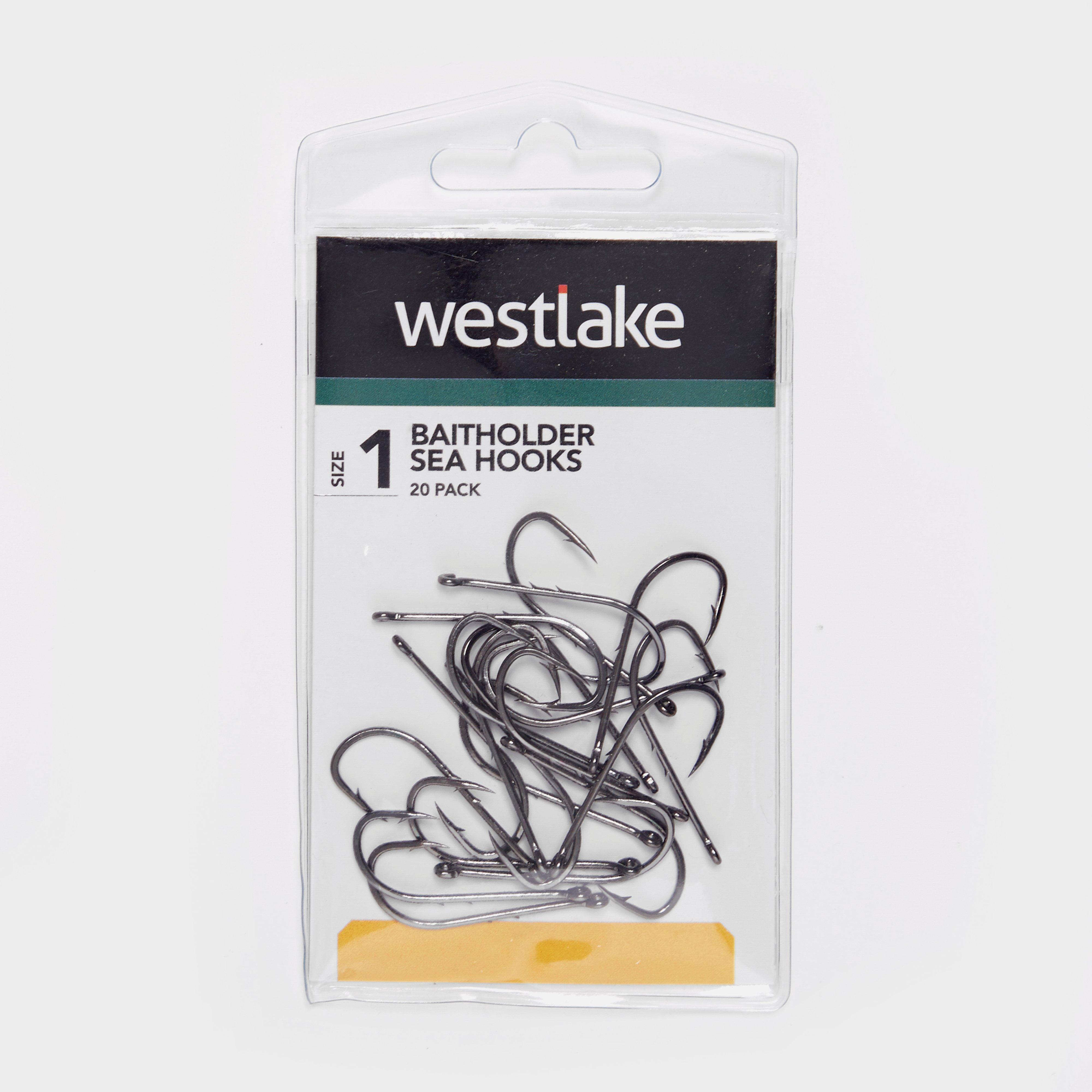 Image of Westlake Baitholder Sea Hooks Bronze Size 1 - 20 Pack, Silver