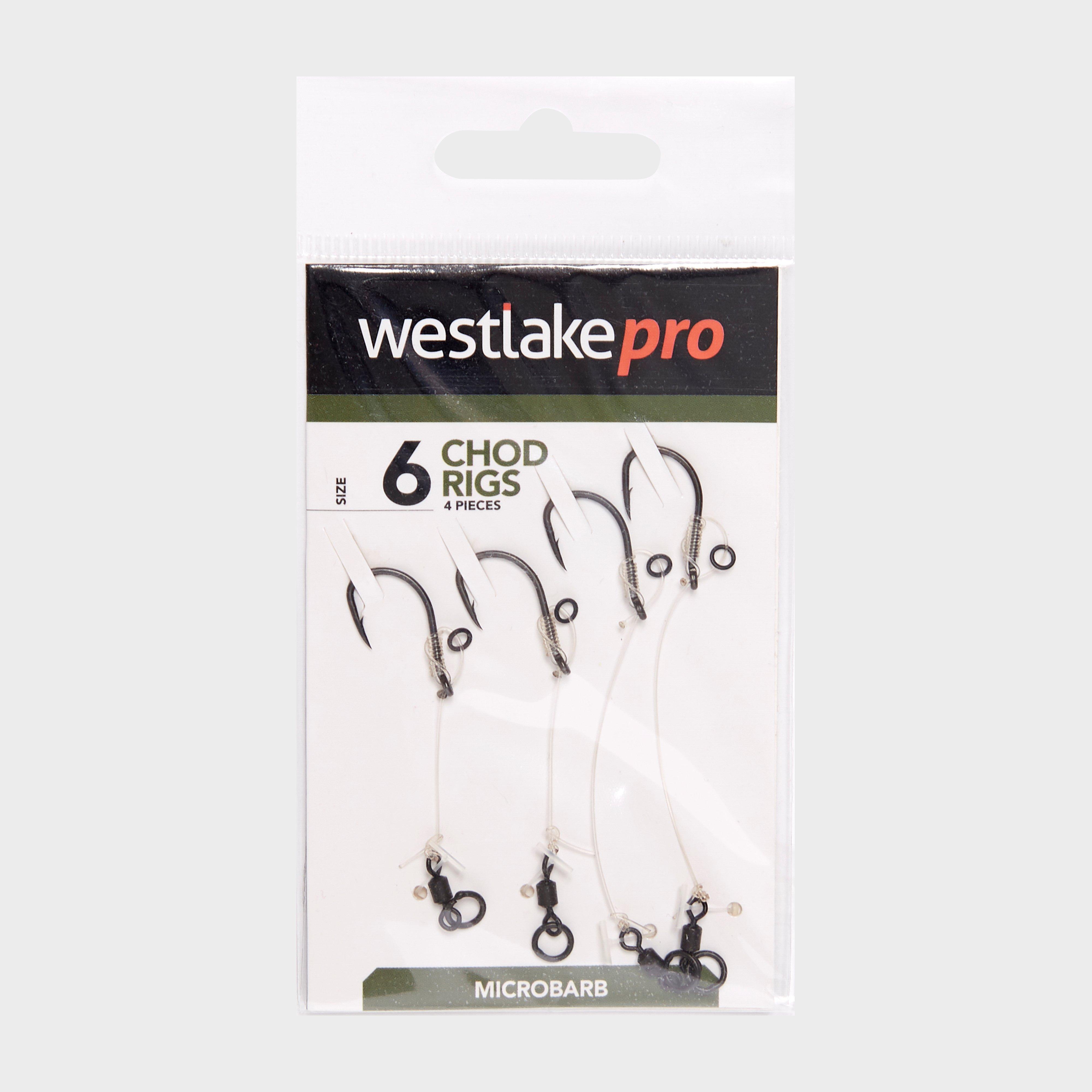 Image of Westlake Chod Rig Micro-barbed Size 6 4pcs, Silver
