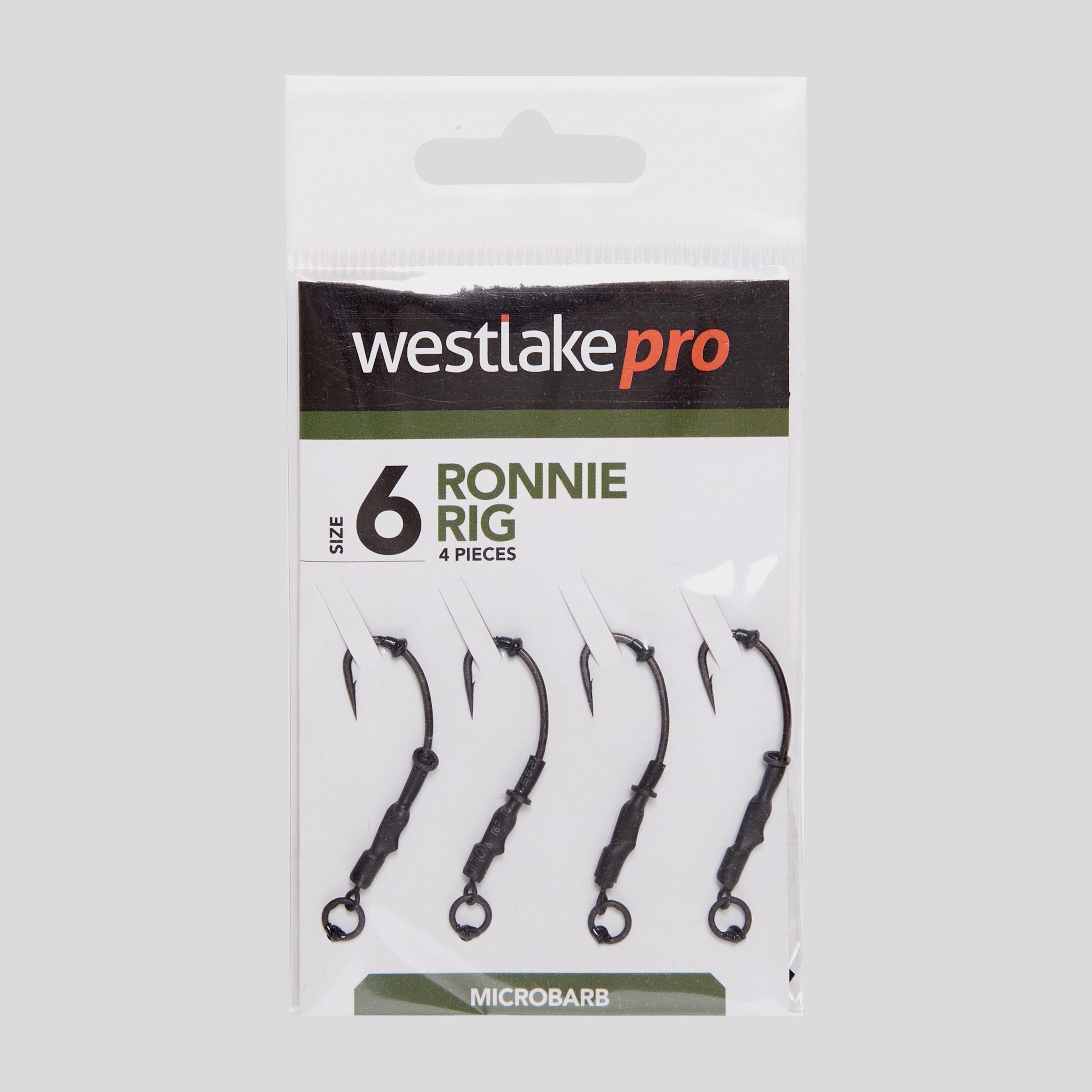 Image of Westlake Microbarbed Ronnie Rig (Size 6), Black